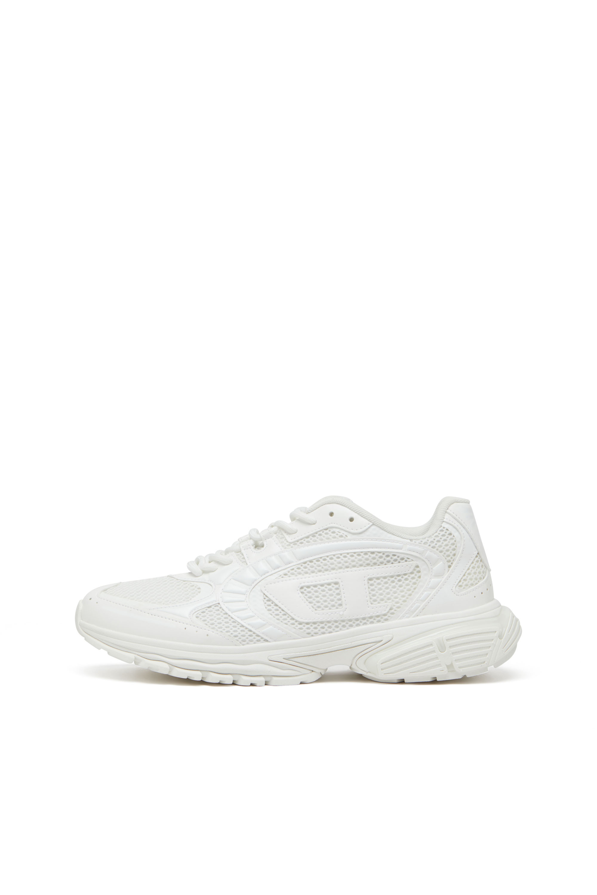 Diesel - S-PRO-V-DENSE LOW, Male's S-Pro-V-Dense-Mesh sneakers with Oval D logo in White - 2