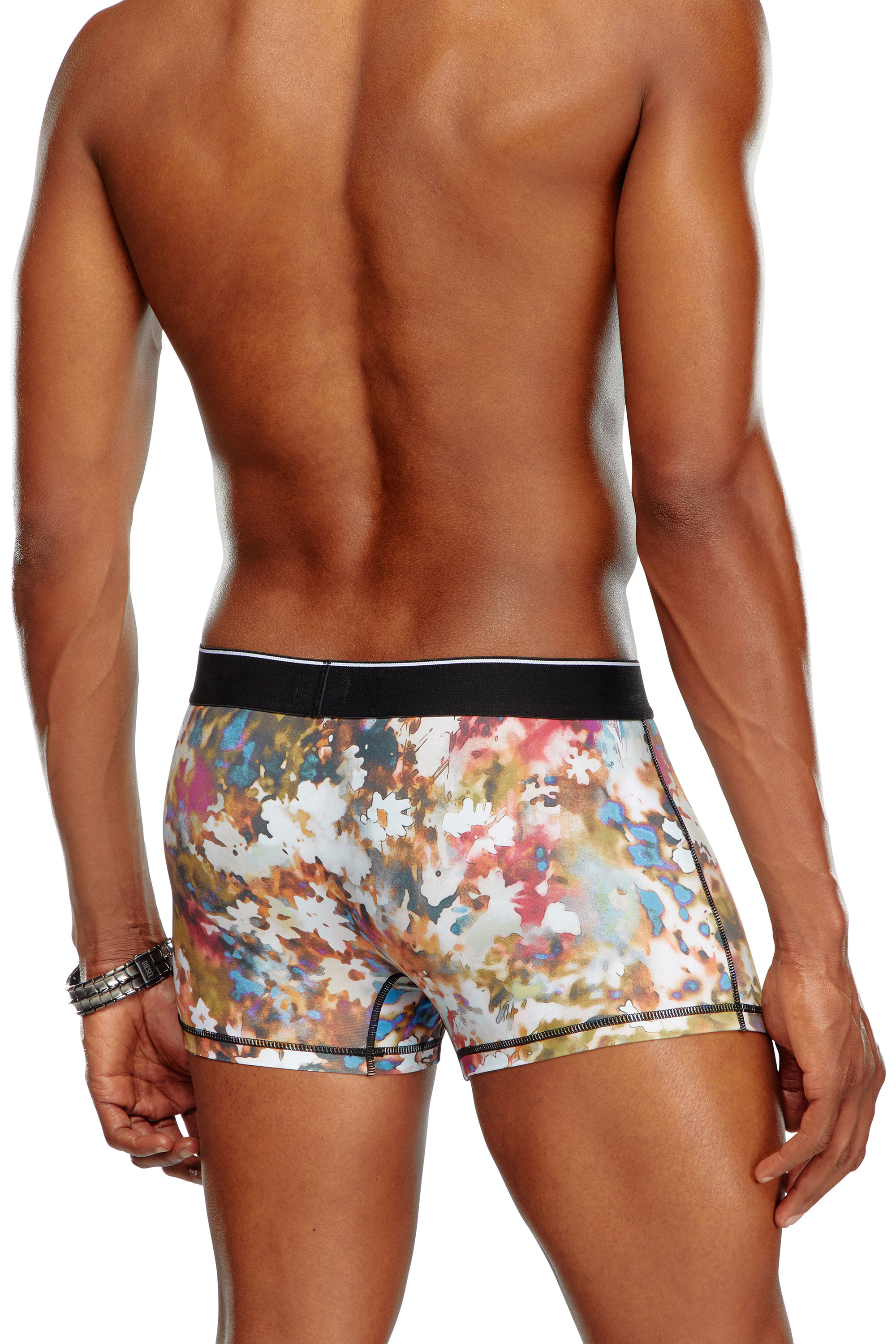 Men's Boxer briefs with abstract print | Multicolor | Diesel