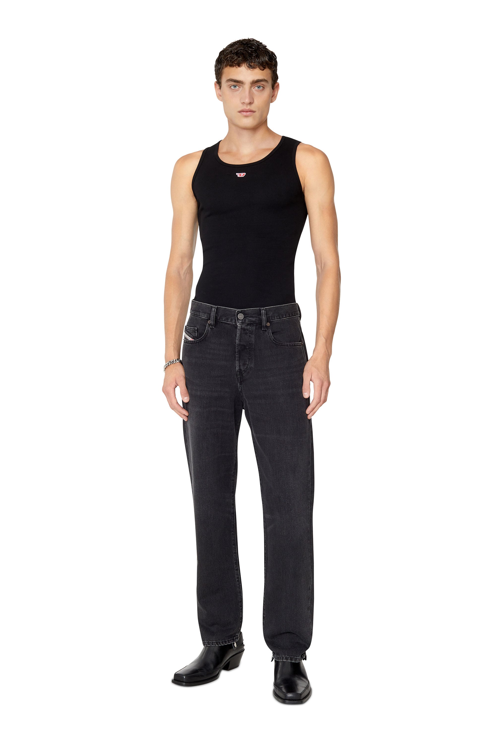 2020 D-Viker Straight Jeans 09B88 | Black/Dark grey | Diesel
