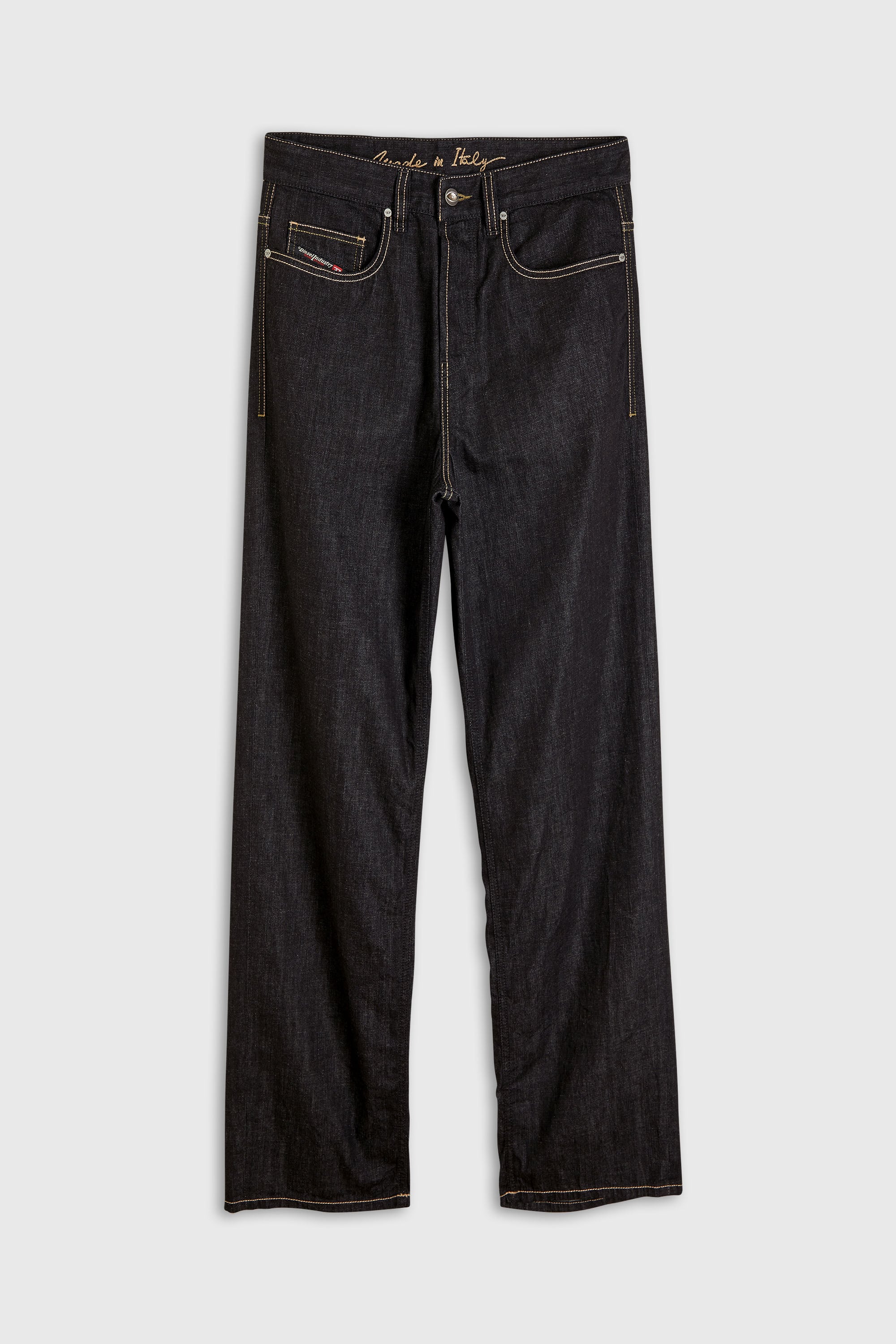 Diesel - Relaxed Jeans 2001 D-Macro 09R42 Hombre, Negro/Gris oscuro - 2