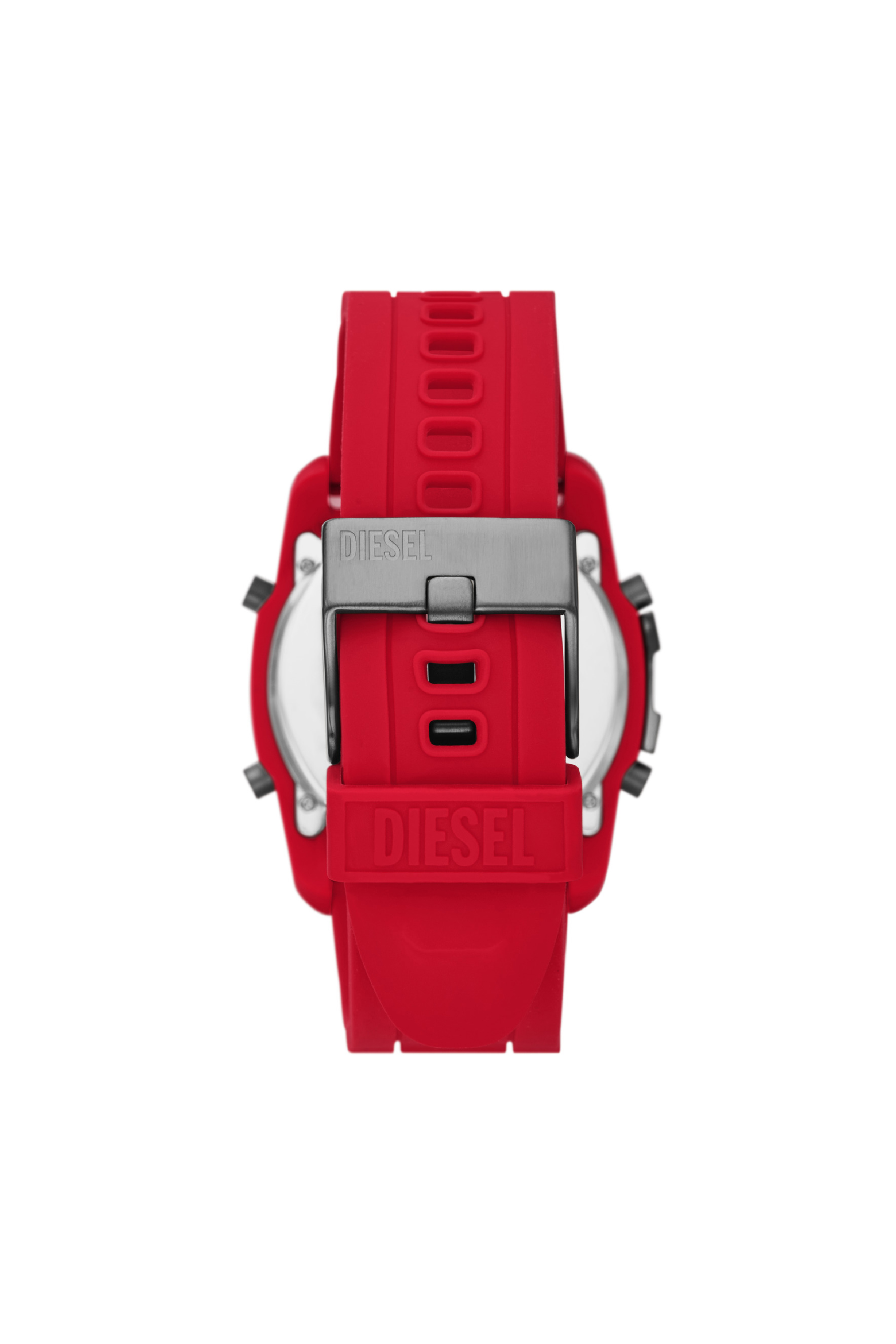 Men's Master Chief Digital silicone watch | Red | Diesel