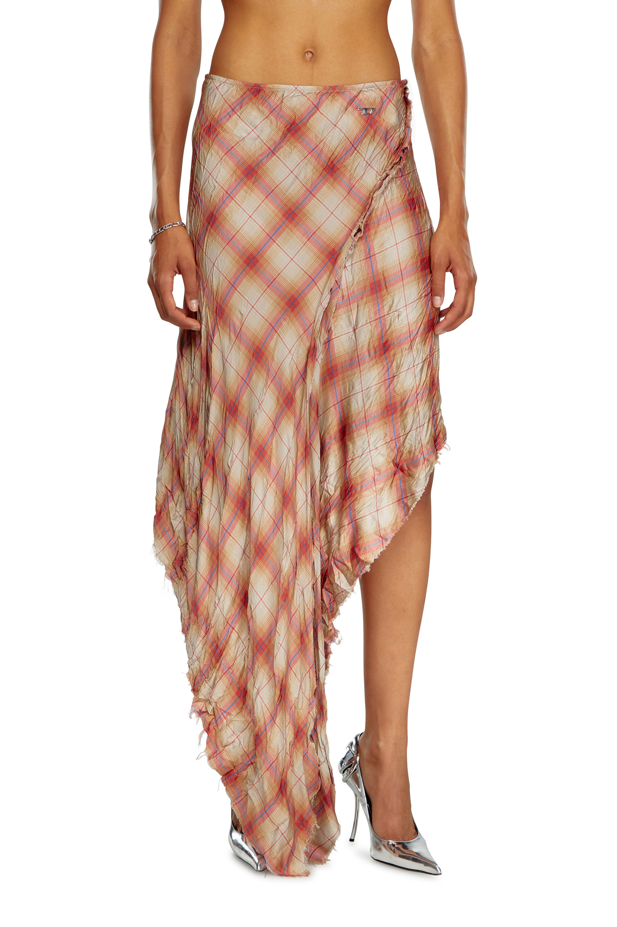 【NONCODE】Prene Flared Wrap Skirt Flared Wrap Skirt!