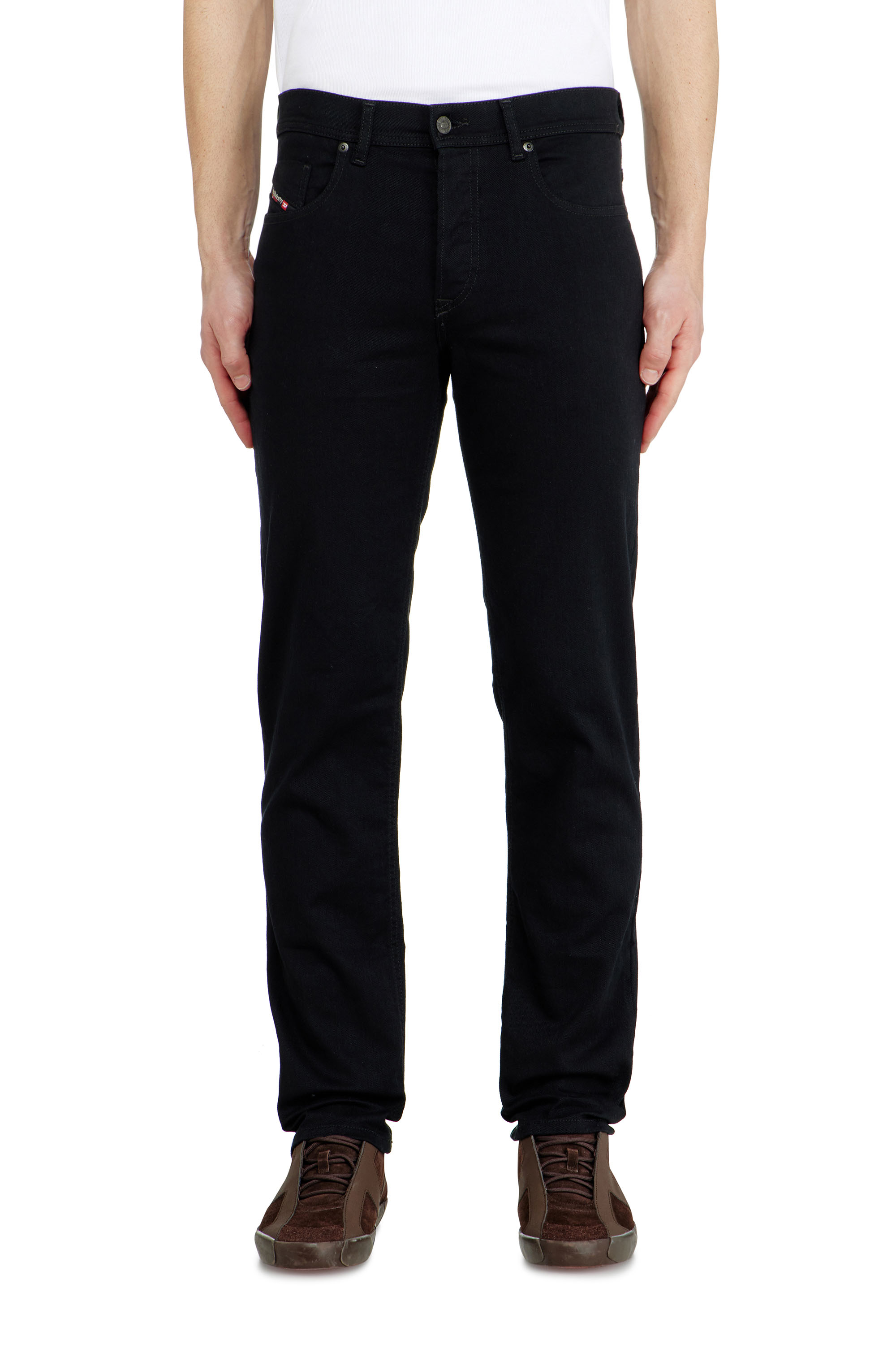 Diesel - Regular Jeans 2023 D-Finitive 069YP Hombre, Negro/Gris oscuro - 4