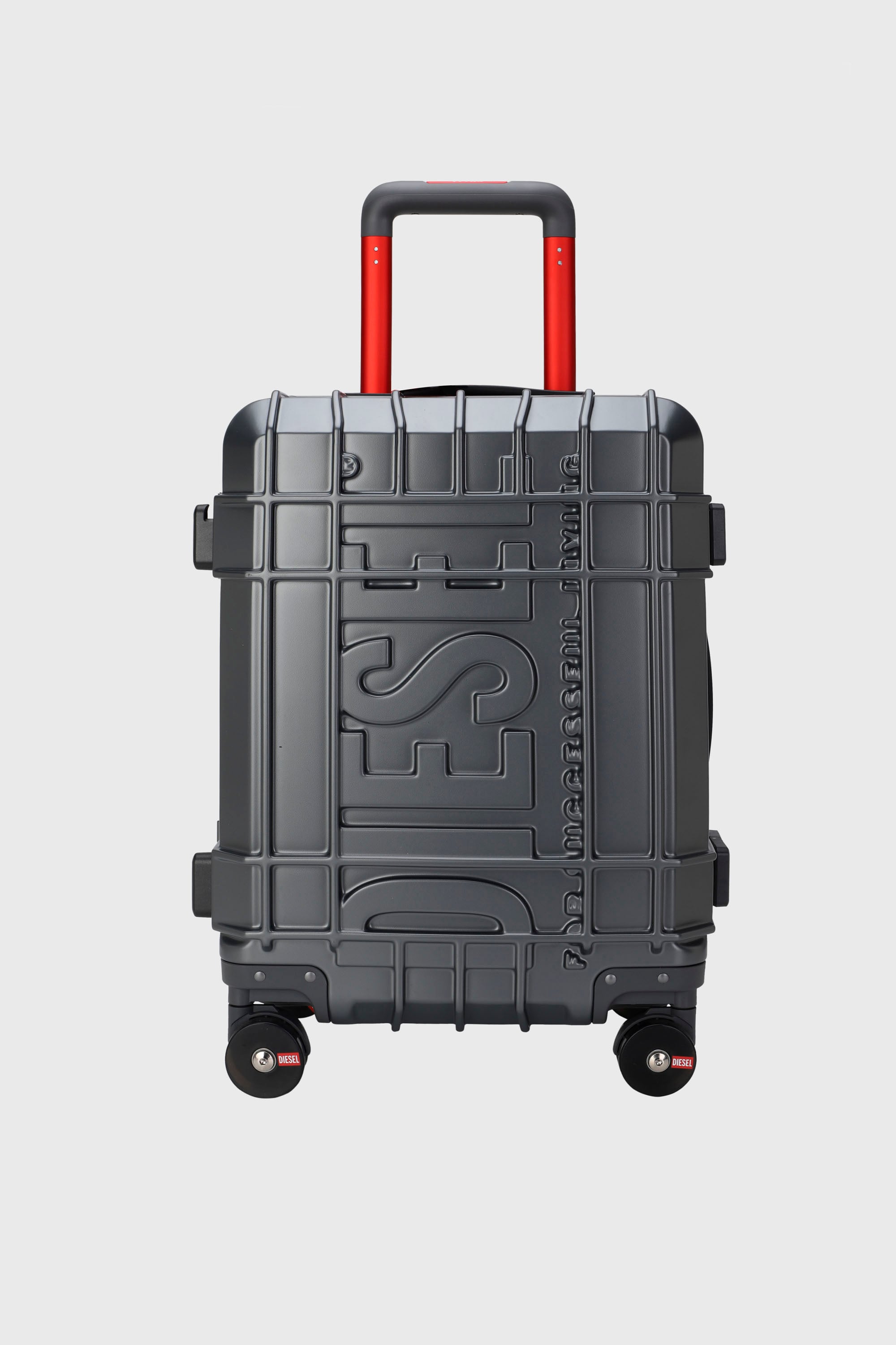 Diesel - DIESEL PC STRONG IMAGE TROLLEY- DSL003, Unisex's Rugged suitcase size S in Dark Grey - 1
