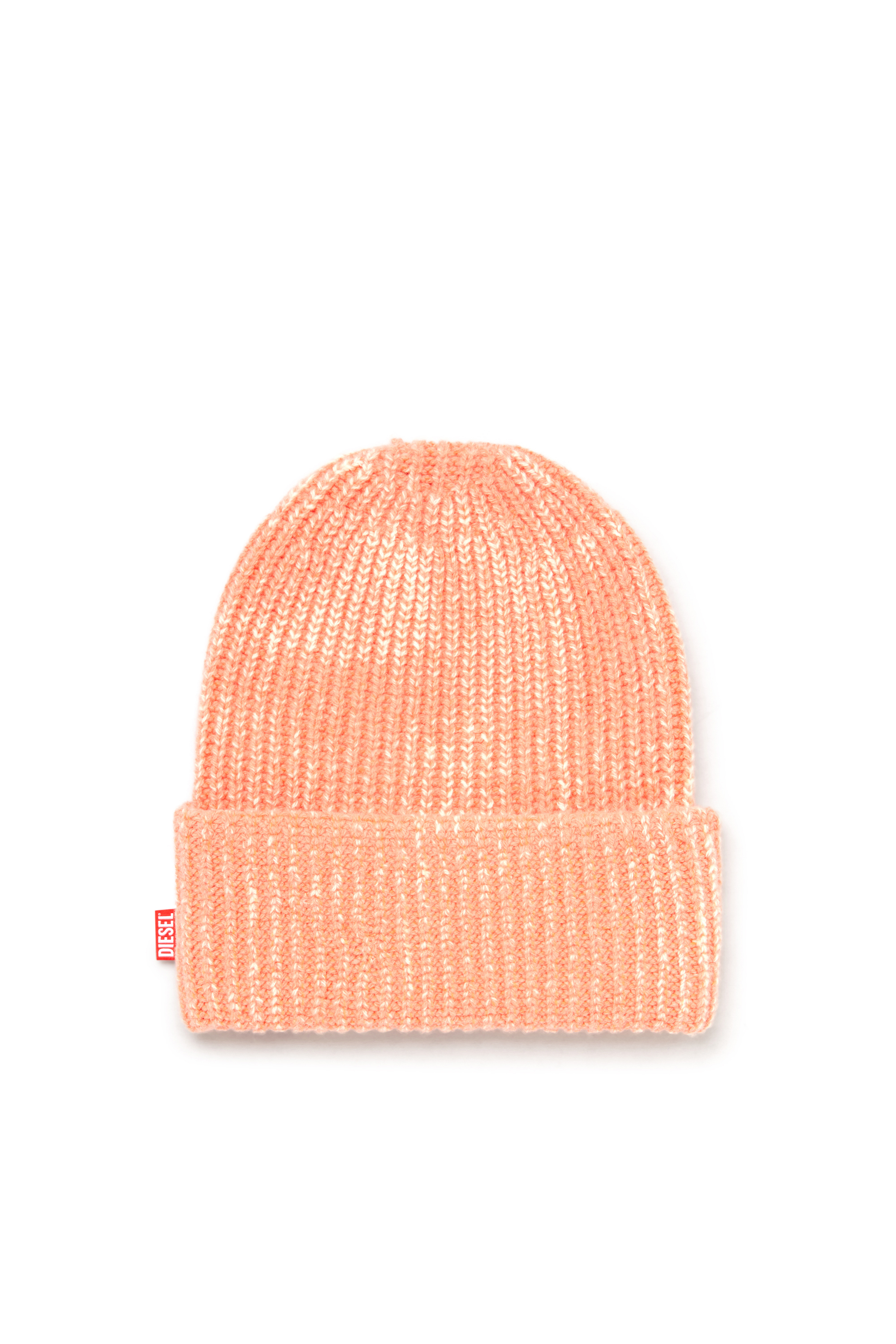 Diesel - K-AVET, Gorro de mezcla de lana cepillada Unisex in Naranja - 1