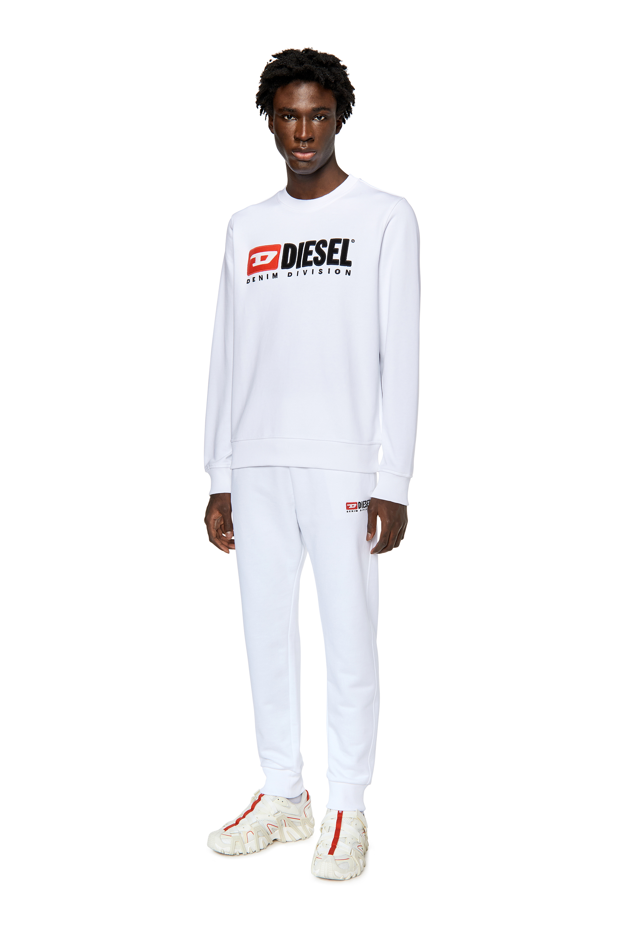 S-GINN-DIV Man: Sweatshirt with logo appliqué | Diesel