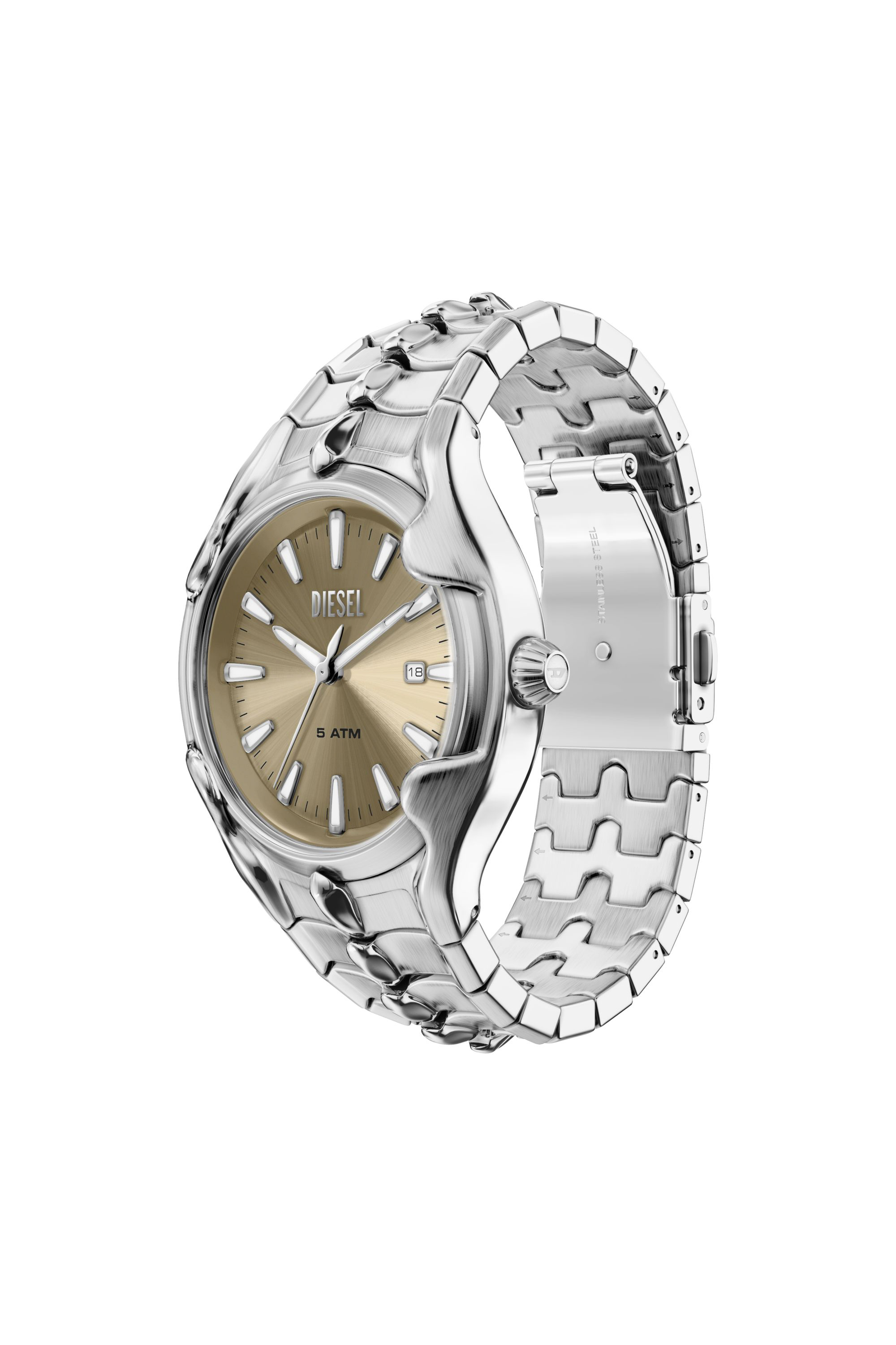 Diesel - DZ2234 WATCH, Reloj Vert de acero inoxidable Hombre in Plateado - 2