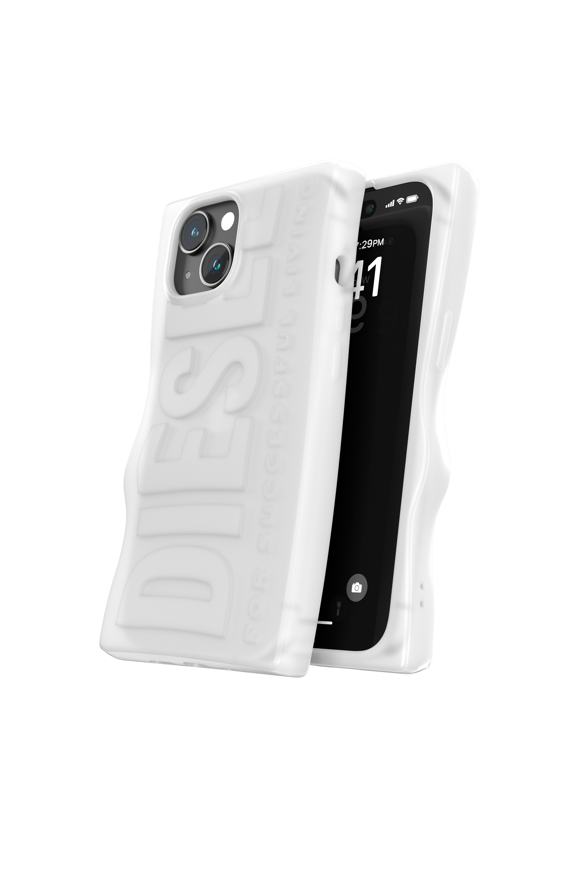 Diesel - 54123 MOULDED CASE, Coque D By iP15 Mixte in Blanc - 3