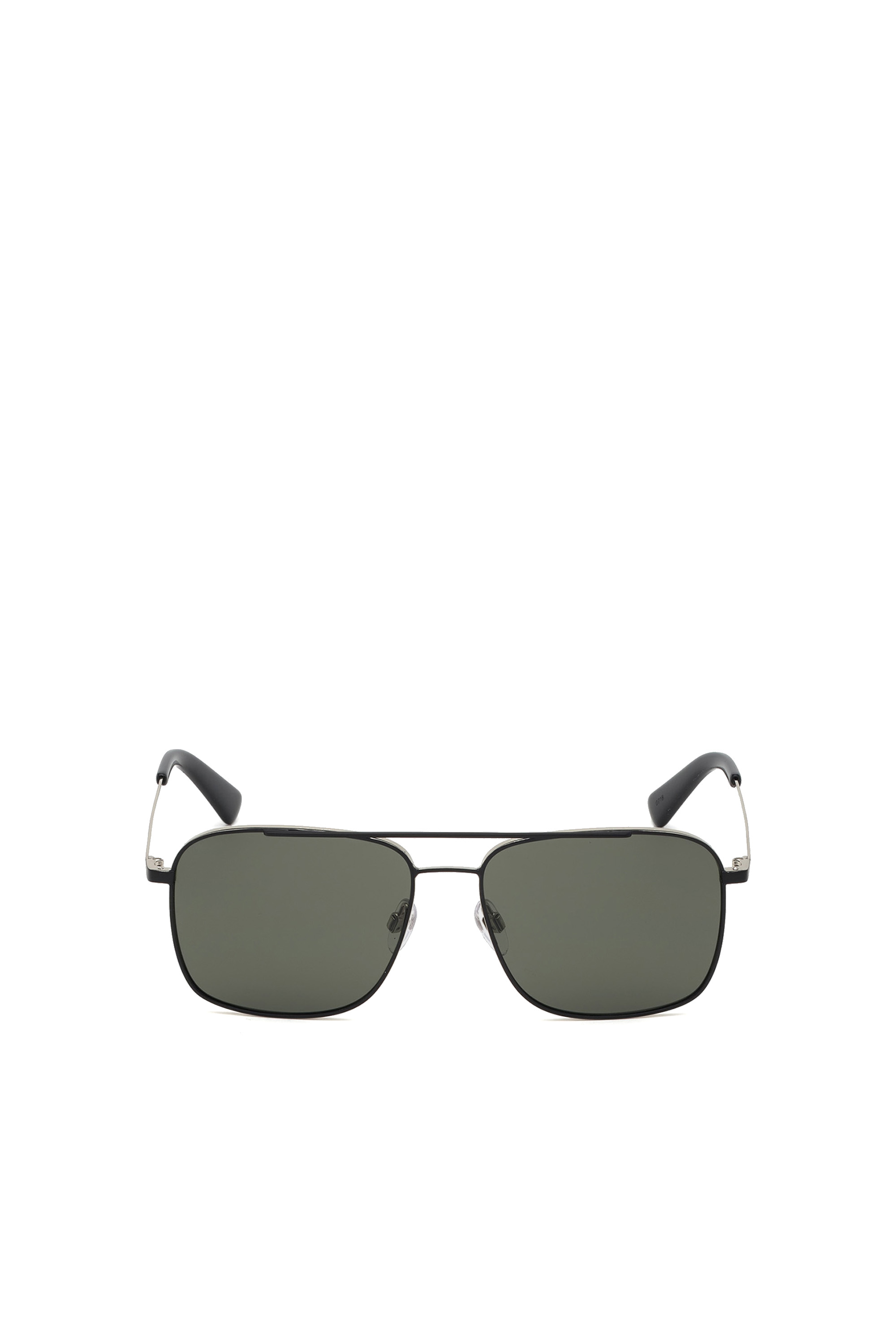 Diesel - DL0295, Man's Navigator sunglasses in metal in Black - 1