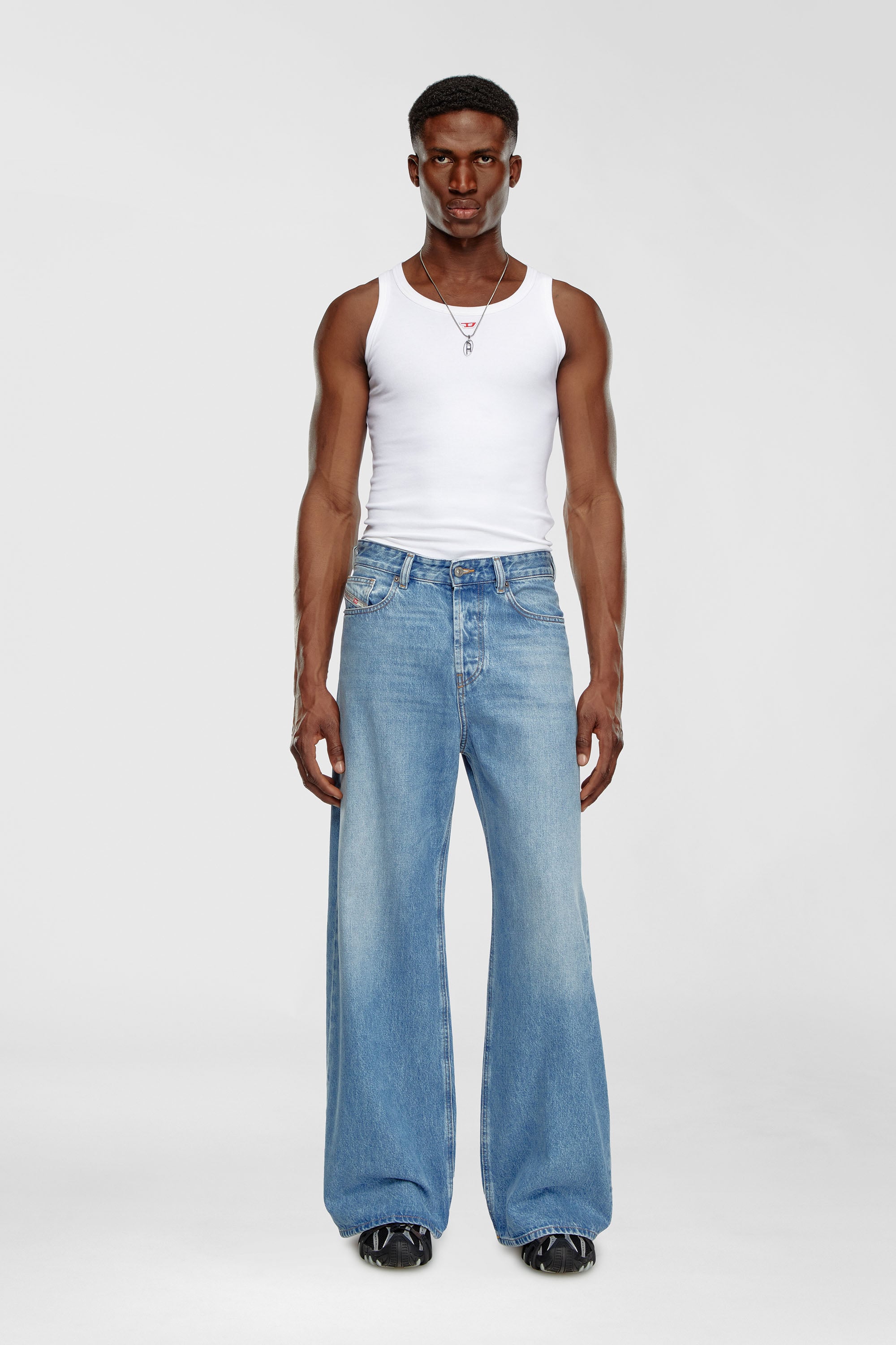 Diesel - Relaxed Jeans 1996 D-Sire 09I29 Mixte, Bleu Clair - Image 7
