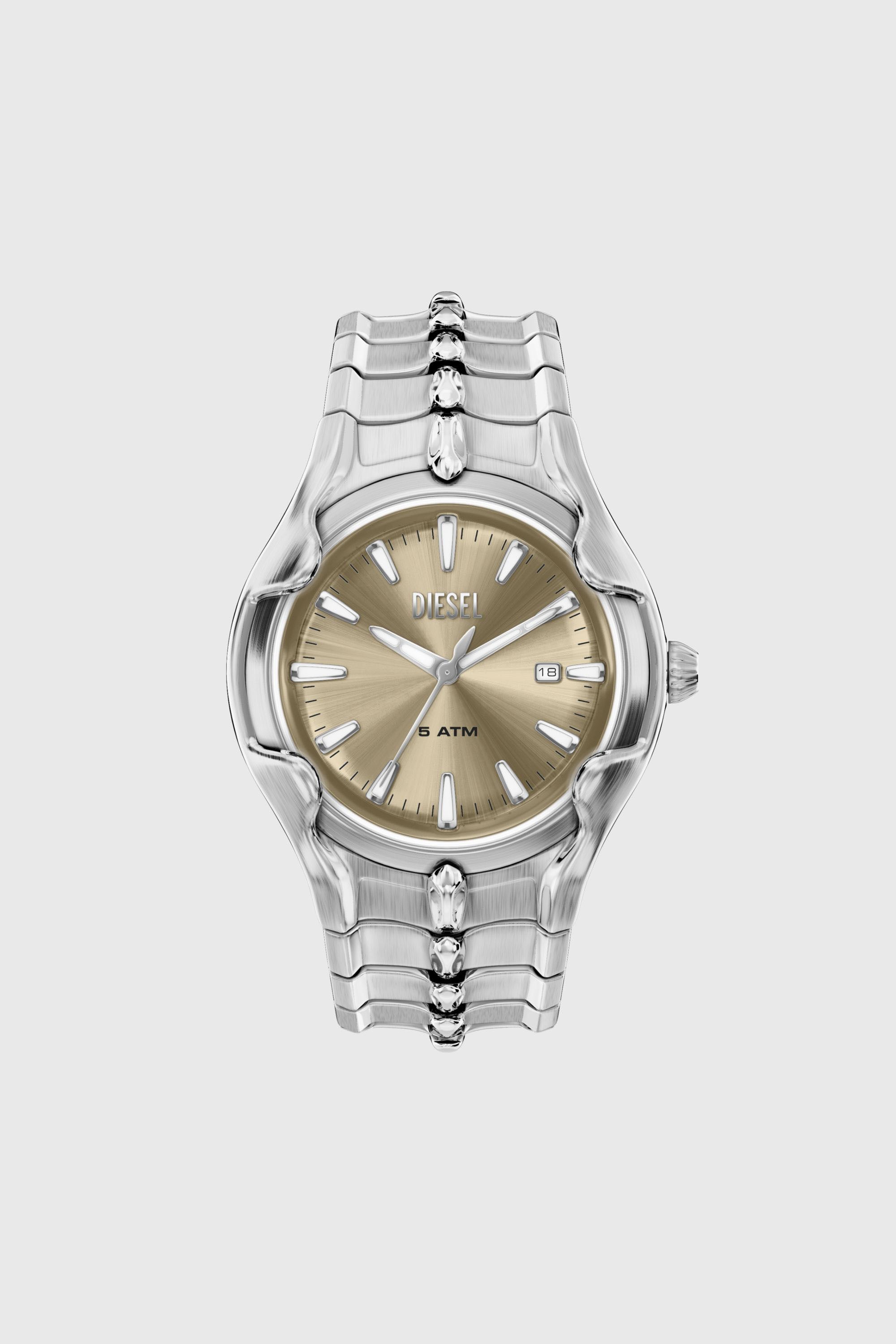 Diesel - DZ2234 WATCH, Reloj Vert de acero inoxidable Hombre in Plateado - 1