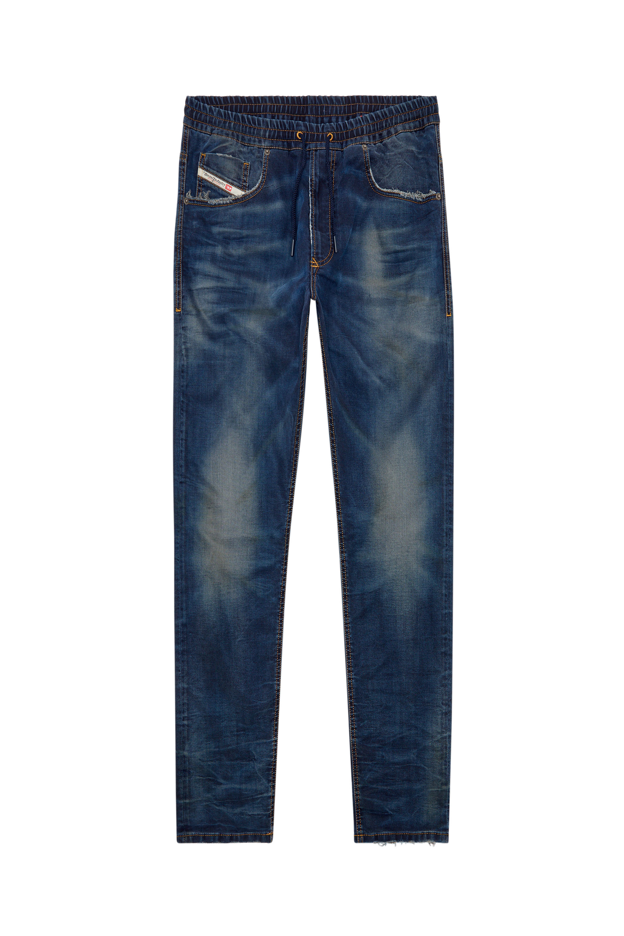 Men's Regular Jeans | Dark Blue | Diesel 2030 D-Krooley Joggjeans®