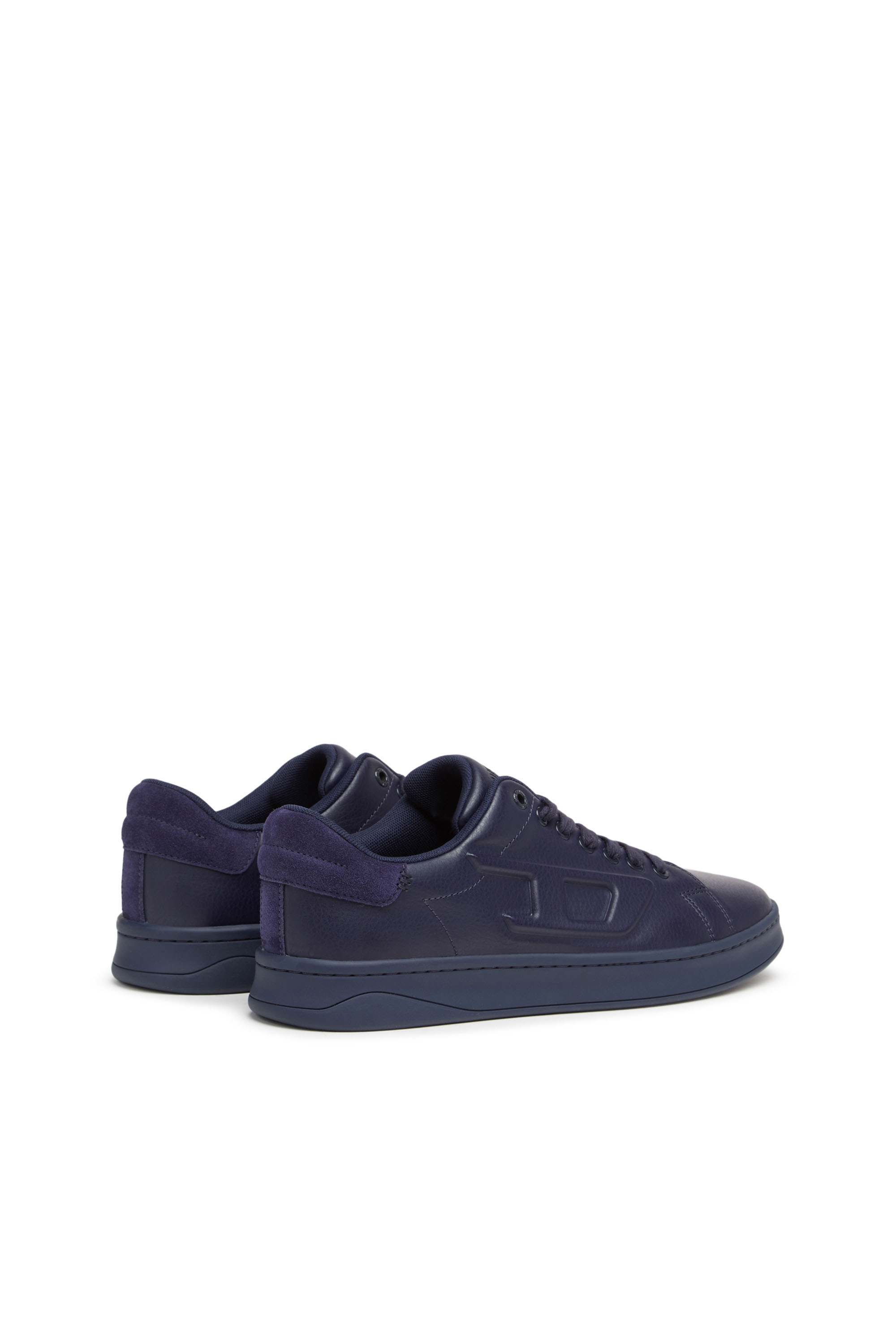 Diesel - S-ATHENE LOW, Man's S-Athene Low-Sneakers with embossed D logo in Blue - 3