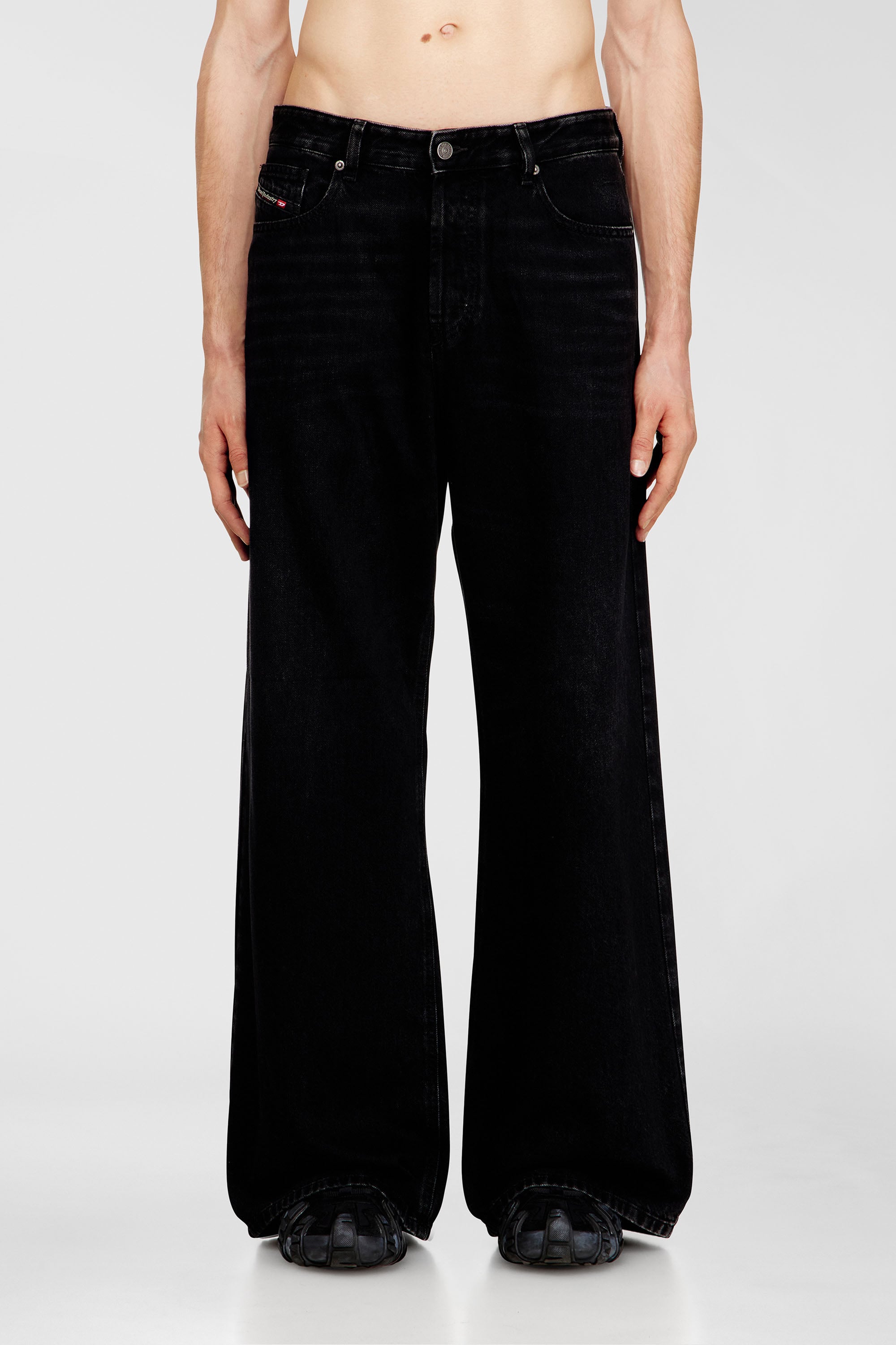 Diesel - Relaxed Jeans 1996 D-Sire 09P09 Unisex, Negro/Gris oscuro - 6