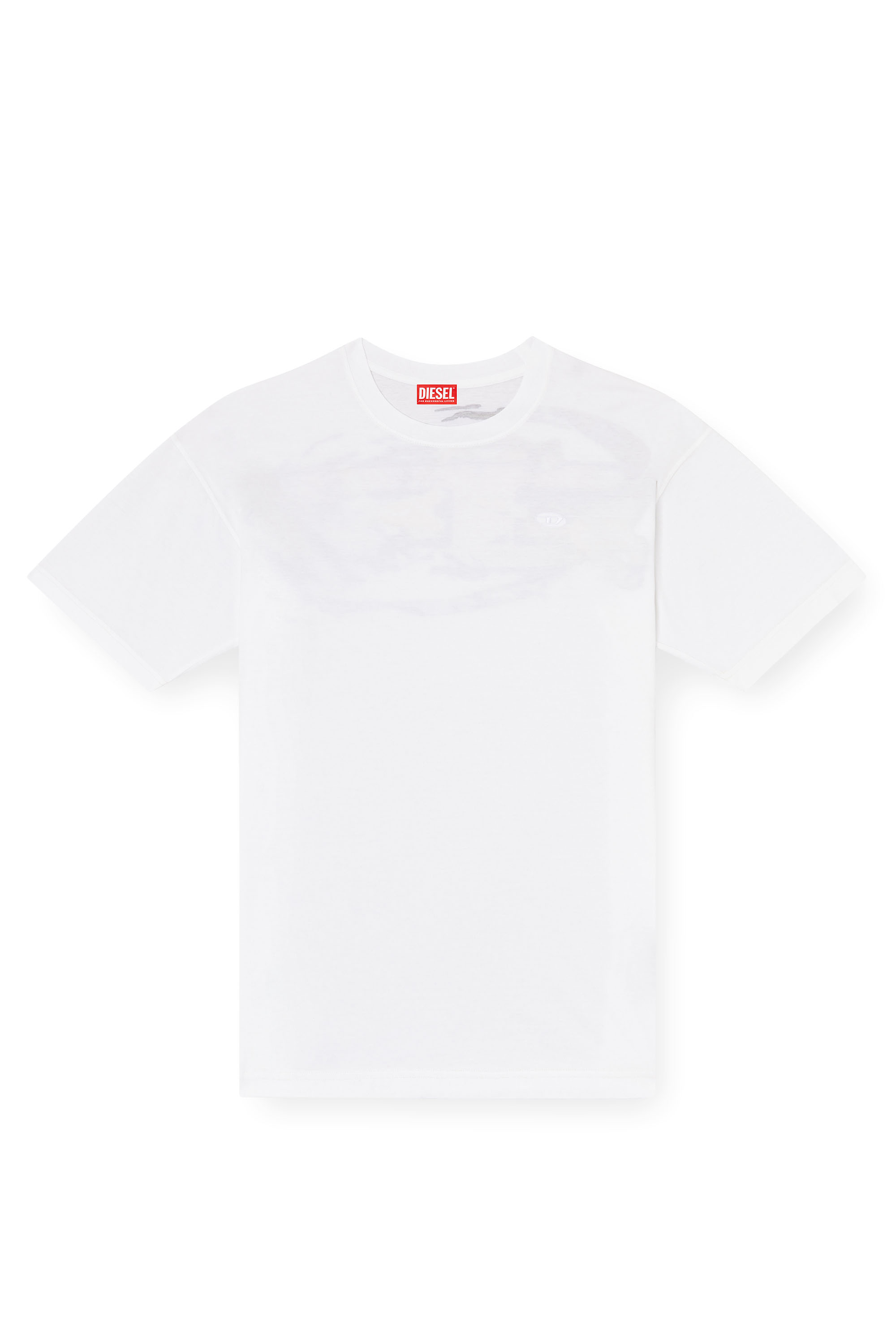 Diesel - T-BOXT-T24, Male's T-shirt with Oval D logo in White - 3