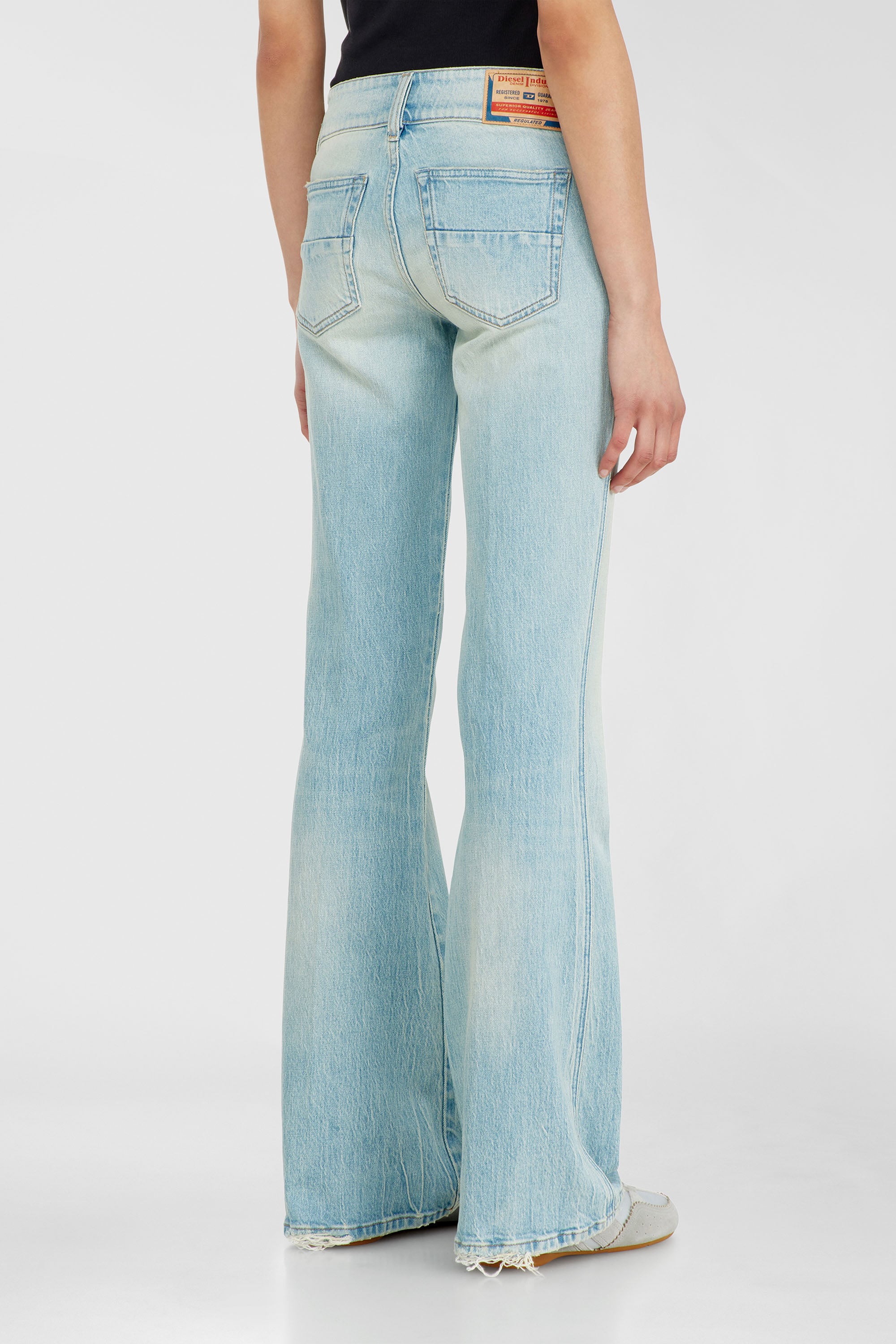 Diesel - Woman's Bootcut Jeans D-Hush 0KBBX, Light Blue - 5