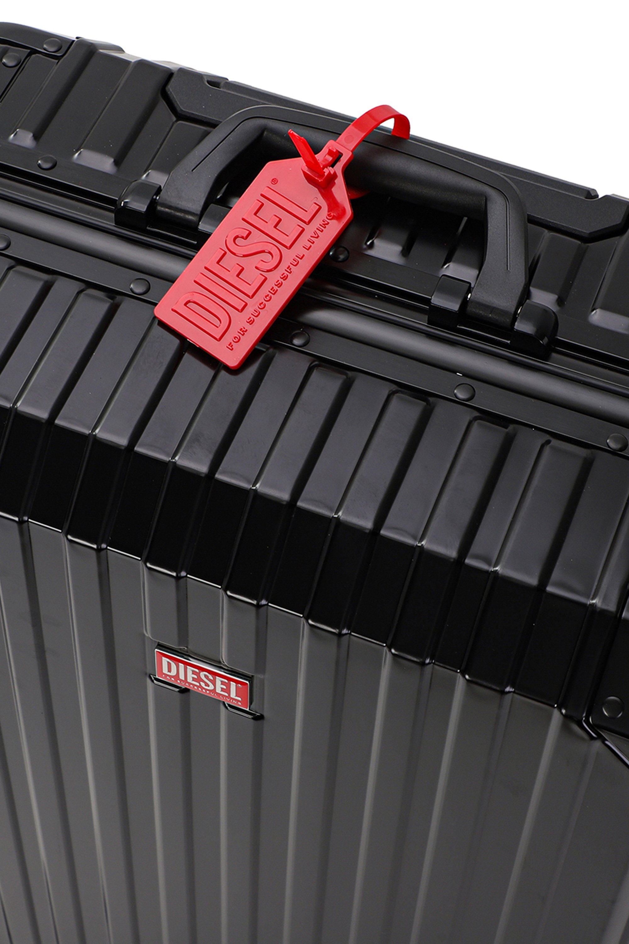 Diesel - DIESEL ALUMINUM TROLLEY- DSL002, Maleta de aluminio tama&ntilde;o M Unisex in Negro - 2