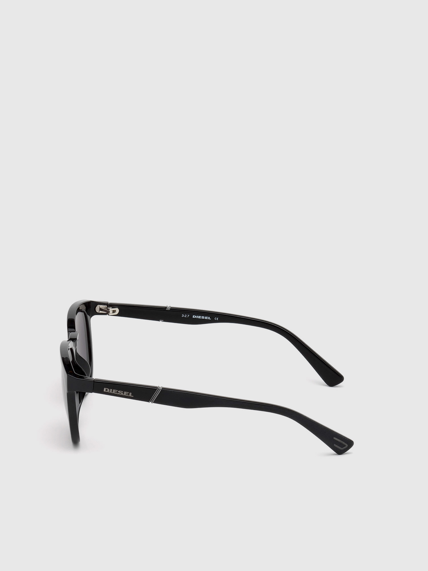 Diesel - DL0272, Unisex's Pilot shape kid eyewear in Black - 3