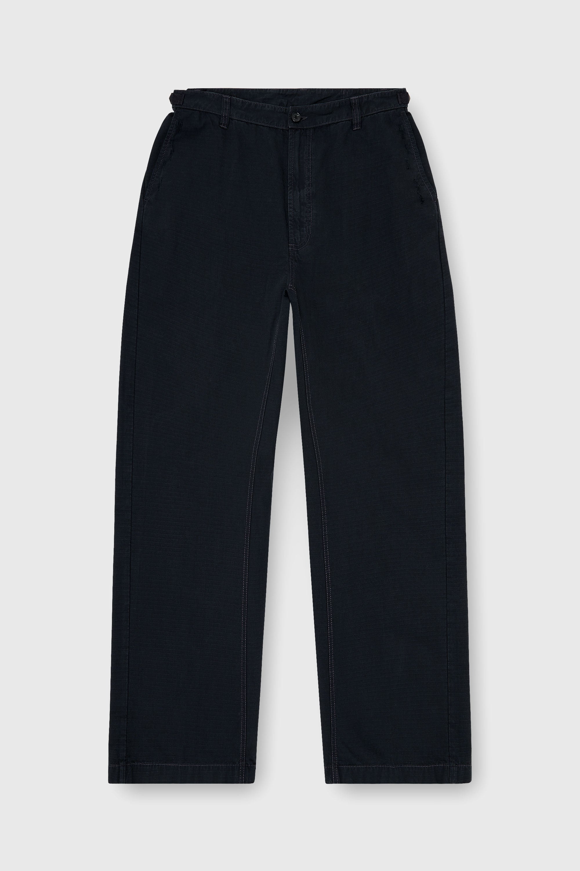 Diesel - P-BALL, Pantalon en ripstop de coton avec boucles lat&eacute;rales Homme in Noir - 2