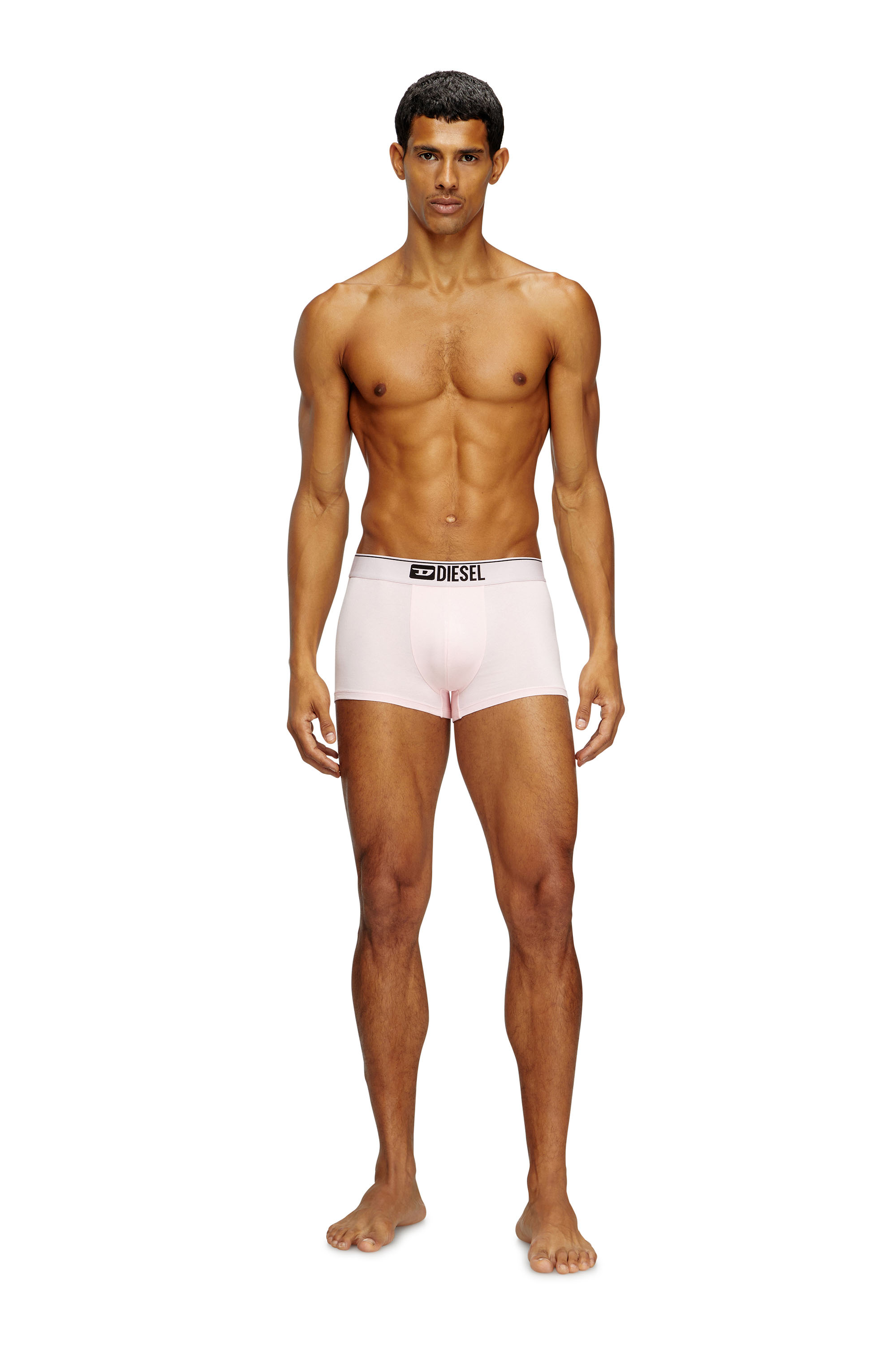 Diesel - DAMIEN-D-BOX-3PACK, Male's 3-pack boxer briefs in stretch cotton in Pink/Black - 2