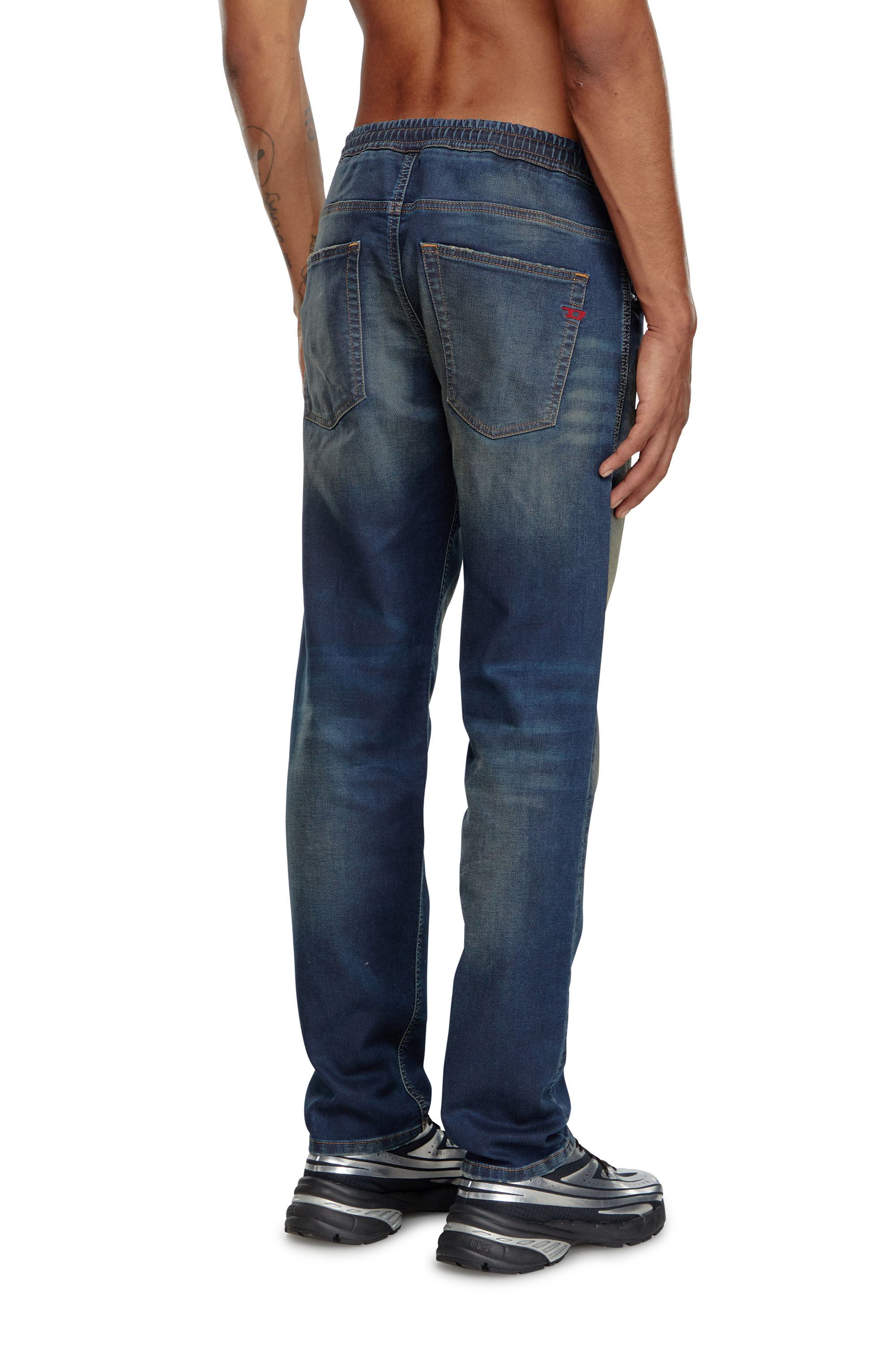 Diesel - Male's Regular 2030 D-Krooley Joggjeans® 09J34, Dark Blue - 4