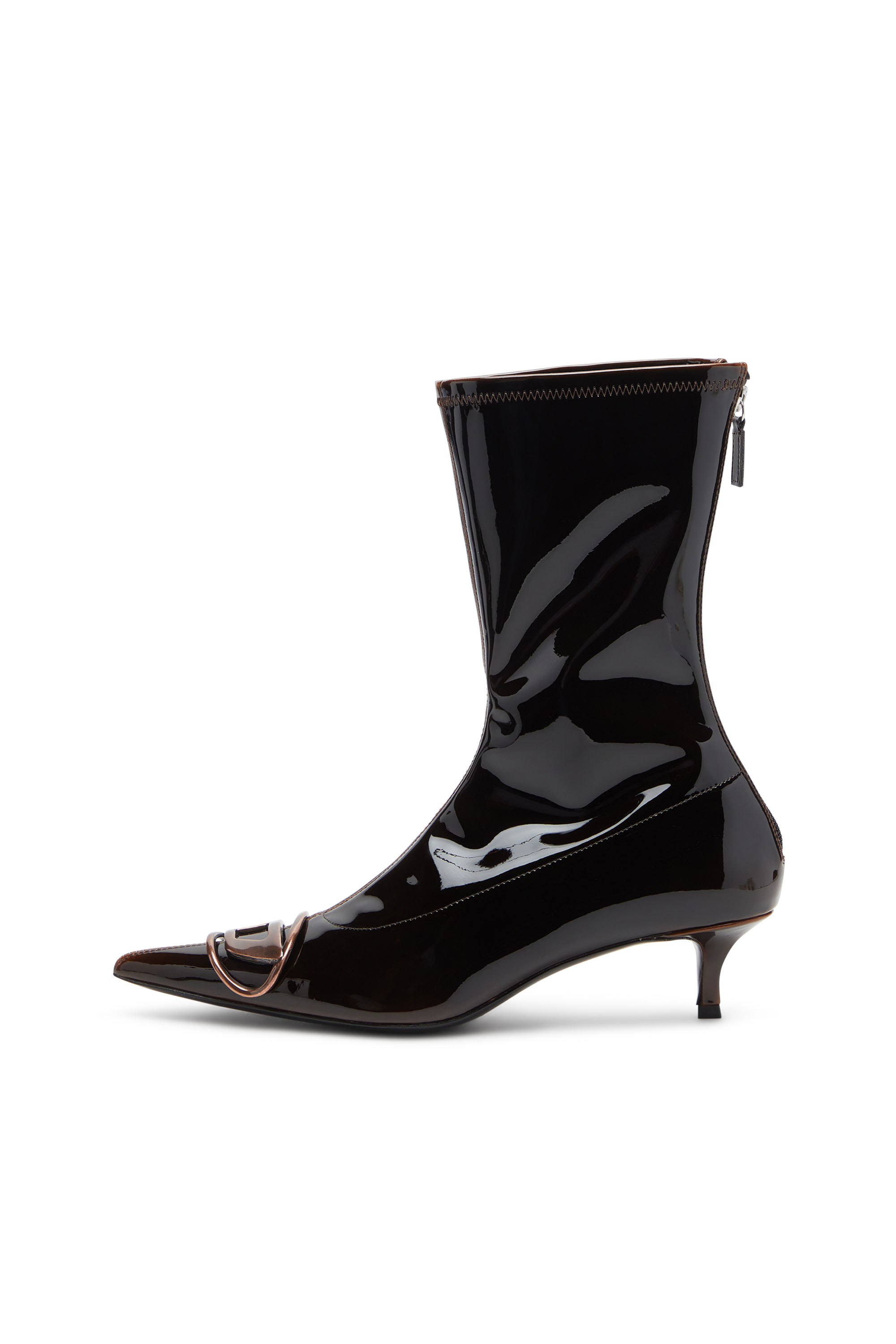 Diesel - D-VENUS KITTIE BT, D-Venus-Bottines en PU liquide Femme in Polychrome - 2