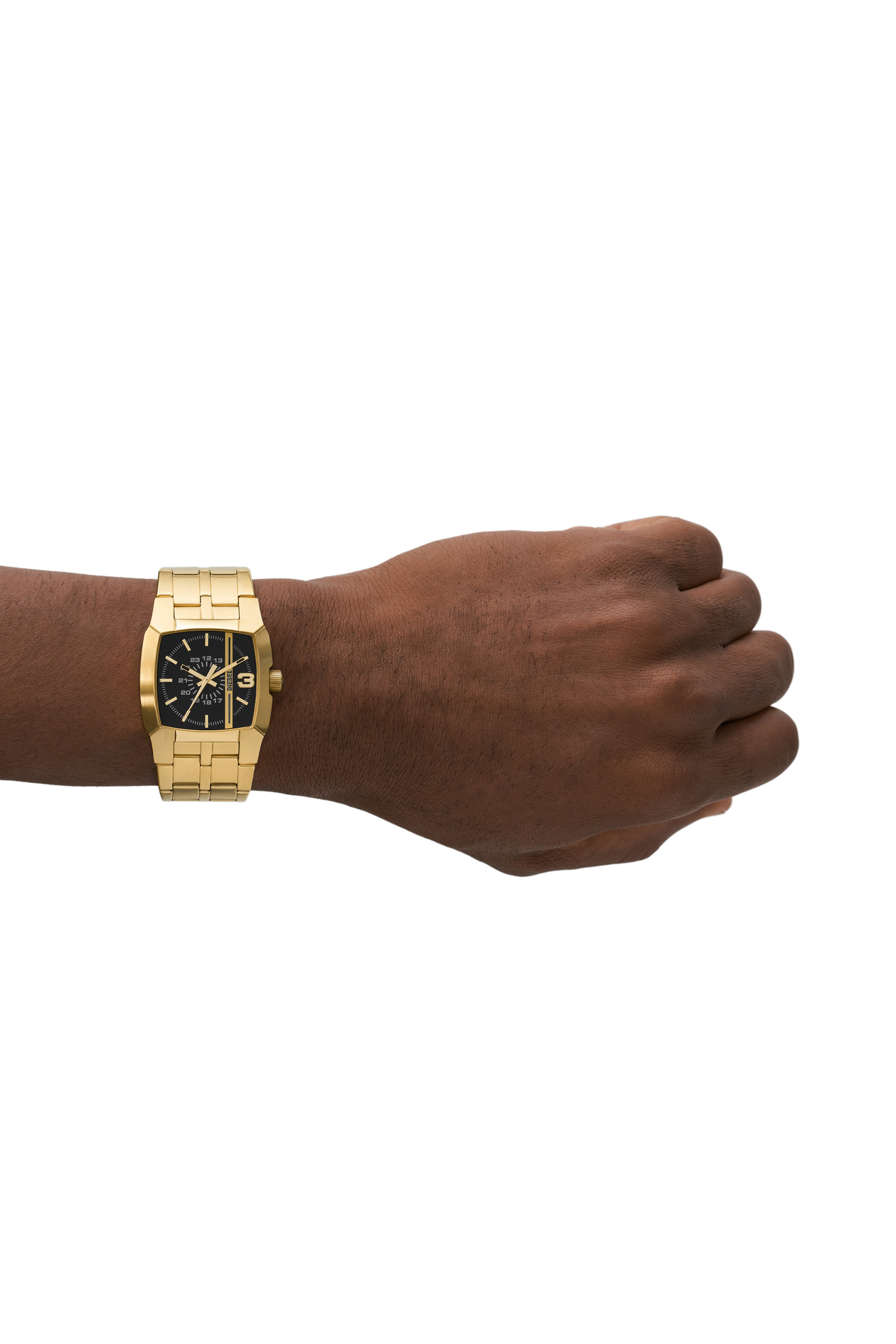 DZ2151: Cliffhanger Gold-Tone Stainless Steel Watch | Diesel