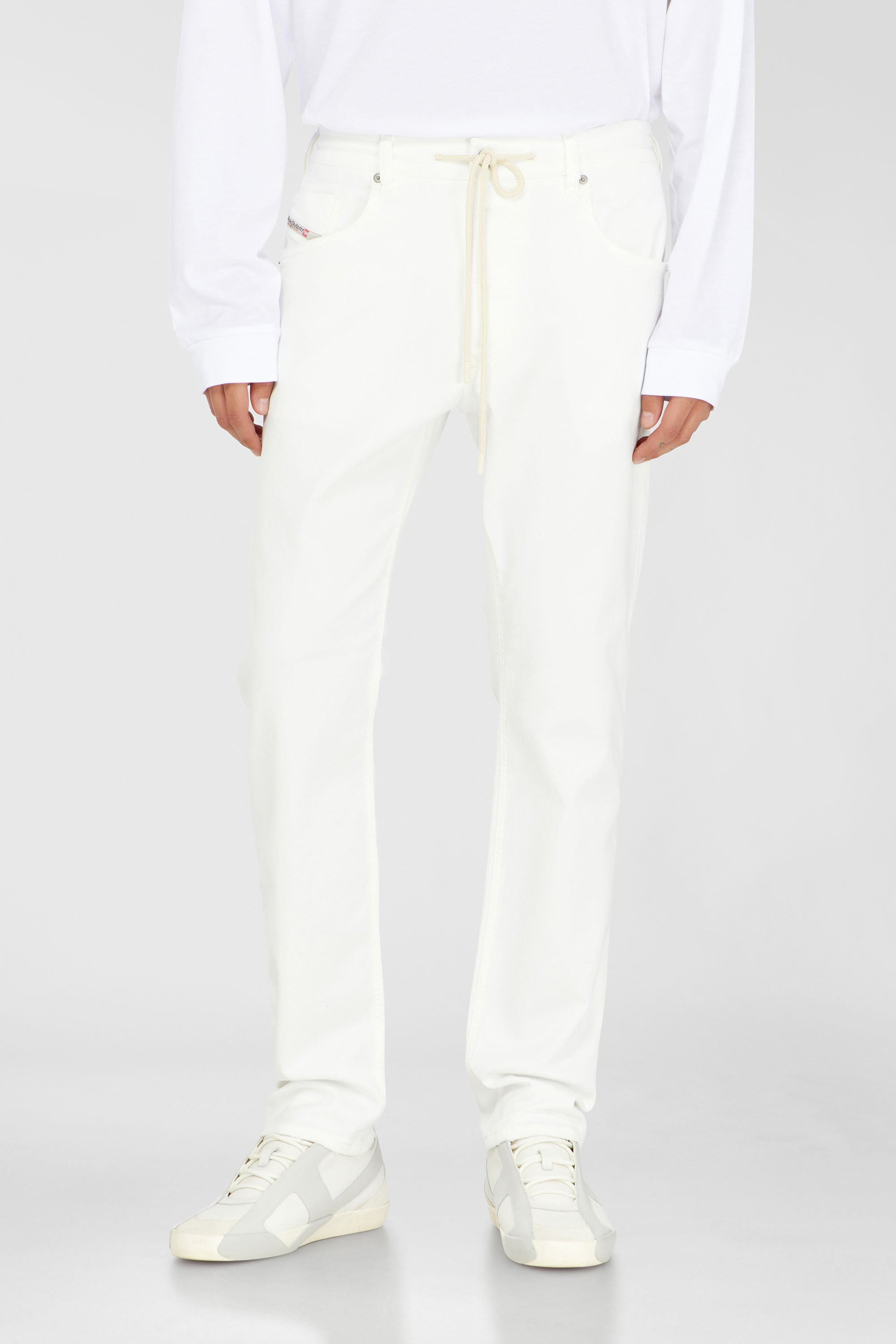 Diesel - Male's Regular 2032 D-Krooley Joggjeans&reg; 068HX, White - 2