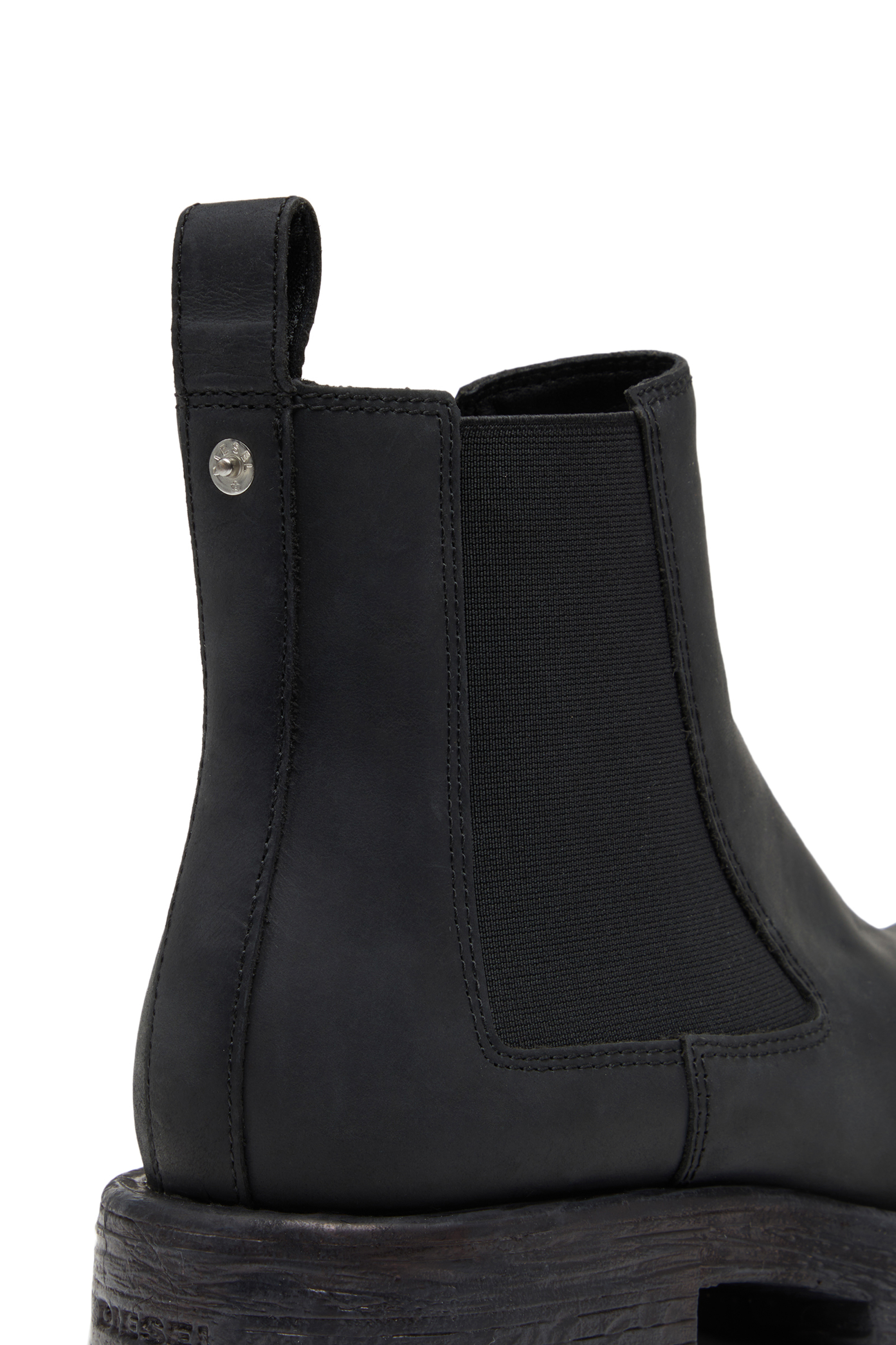 Men's D-Hammer LCH - Chelsea boots in waxed nubuck leather | Black