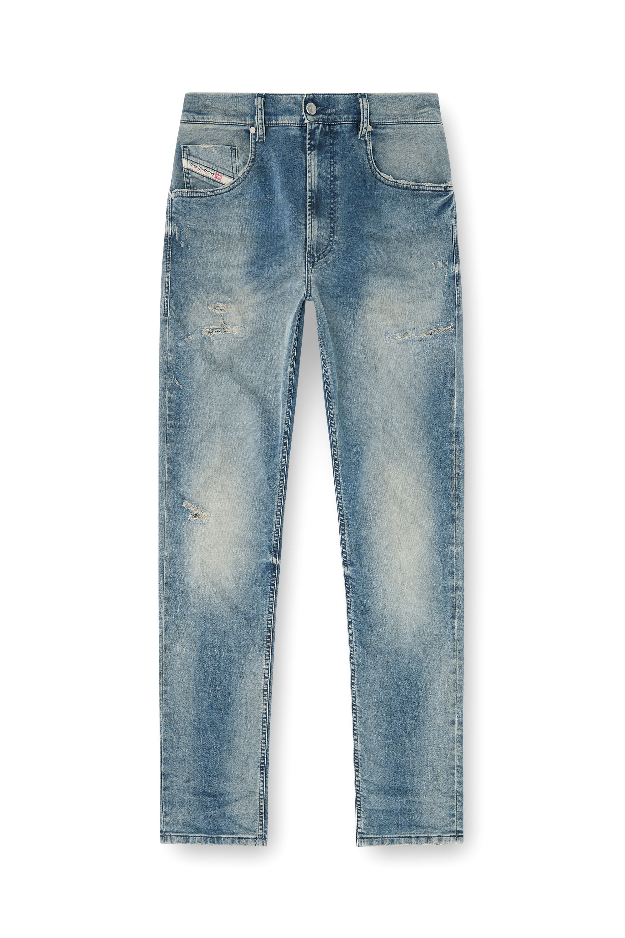 Diesel - Male's Regular 2032 D-Krooley-BW Joggjeans&reg; 068WY, Medium Blue - 4