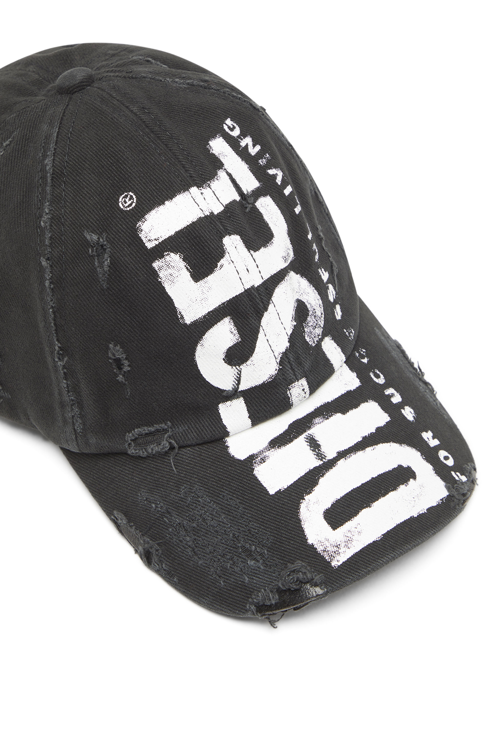 DIESEL C-Ewan キャップビッグロゴ６パネル　サイズ2 C-EWAN Man: Baseball cap with Diesel lettering | Diesel