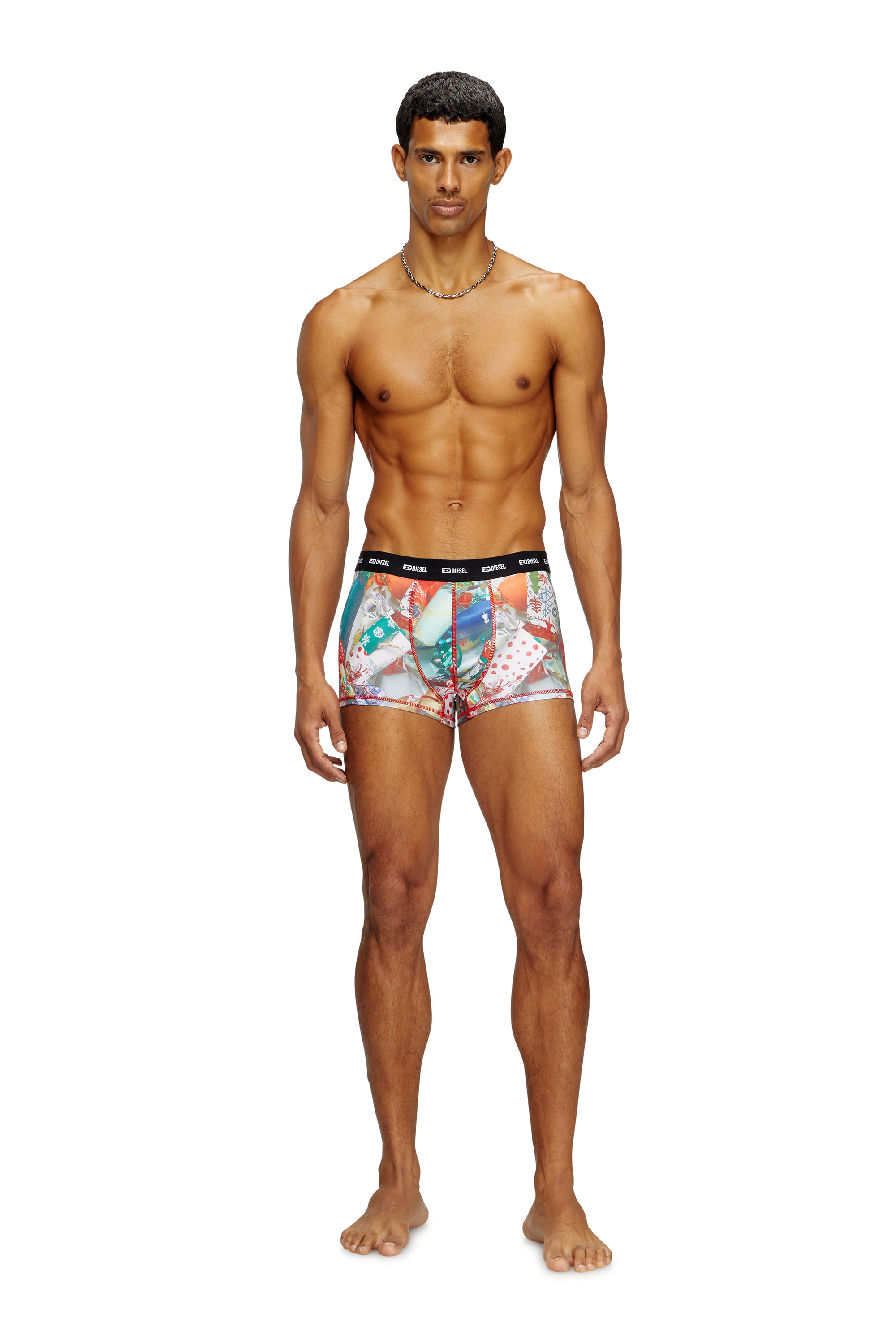 Diesel - DAMIEN-UTLT, Male's Stretch boxers with all-over print in Multicolor - 2
