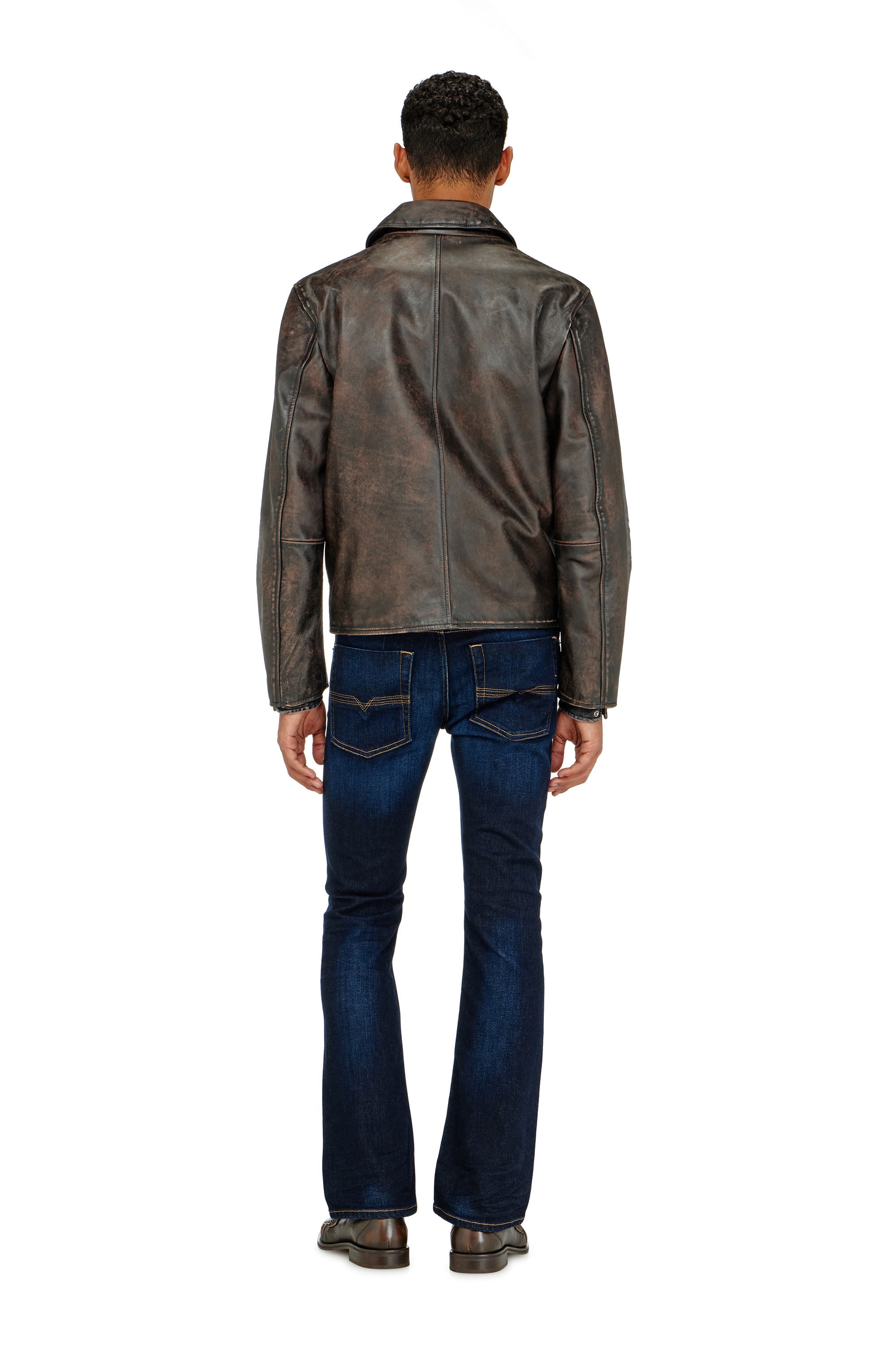 Diesel - Bootcut Jeans 2007 Zatiny 009ZS Homme, Bleu Fonc&eacute; - Image 3