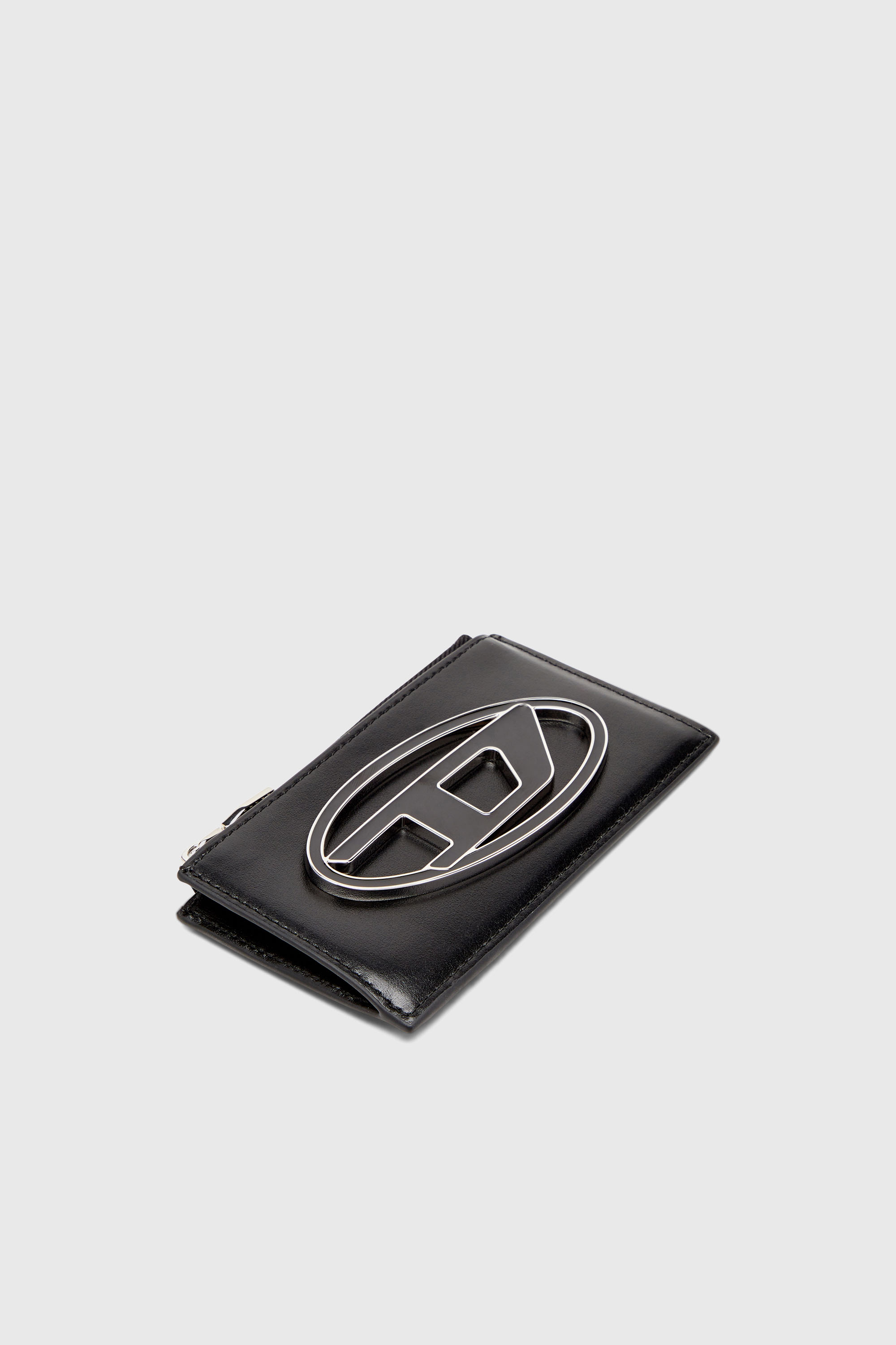 Women's Flat card holder in nappa leather | Black | Diesel {{Country}}