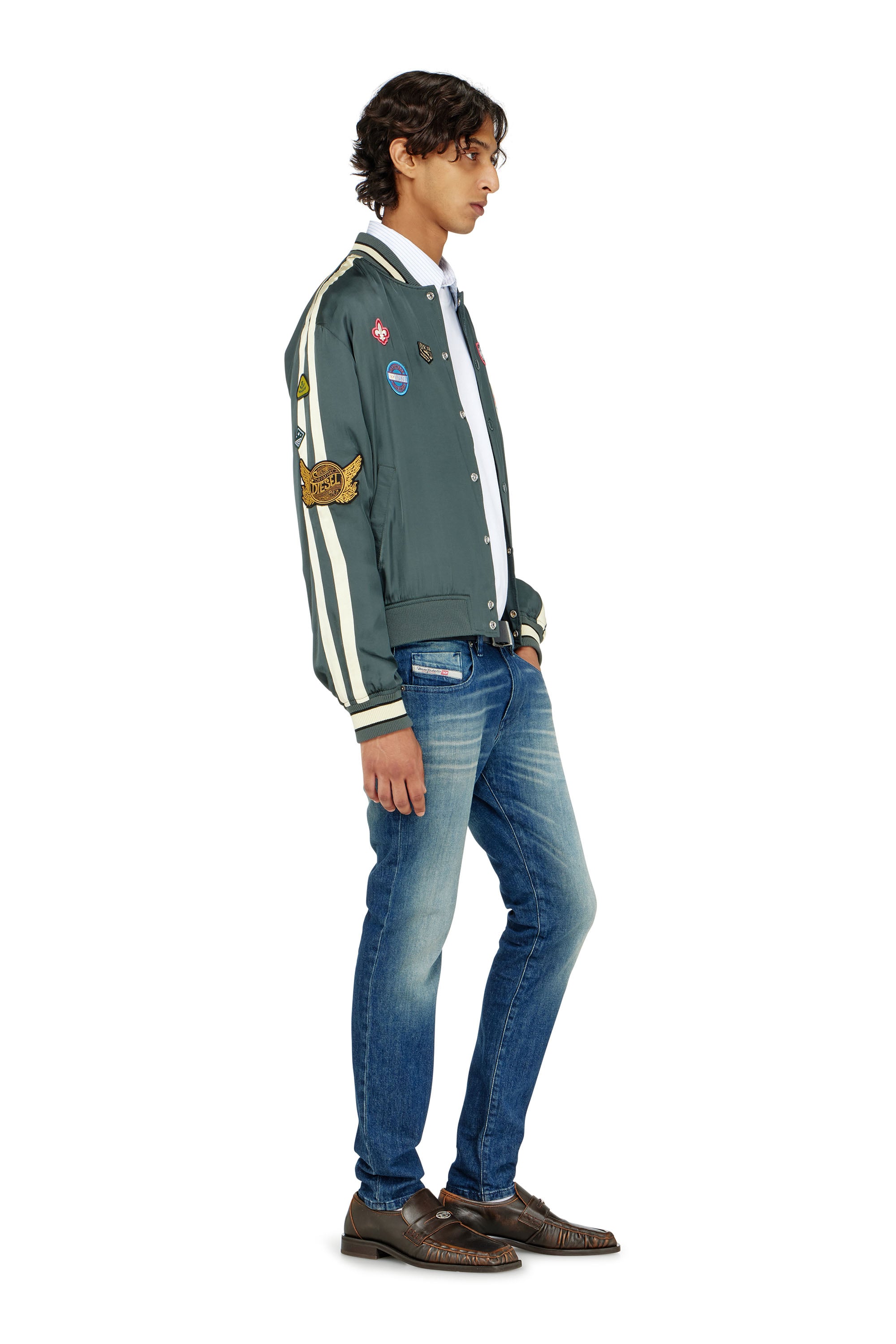 Diesel - Male's Slim Jeans 2019 D-Strukt 0KBBR, Dark Blue - 4