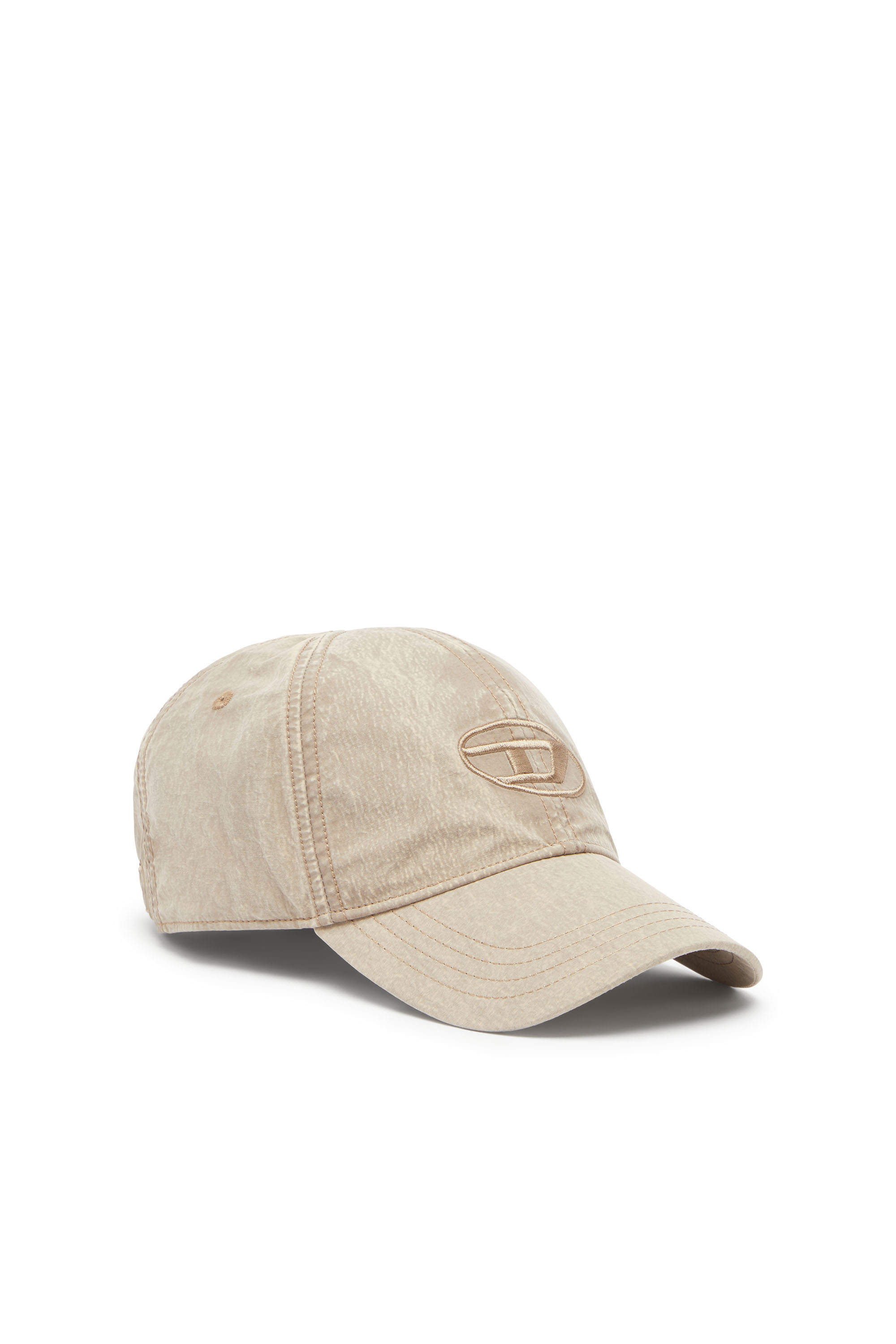 Diesel - C-NYLOFF, Gorra de b&eacute;isbol con Oval D bordado Hombre in Beige - 1