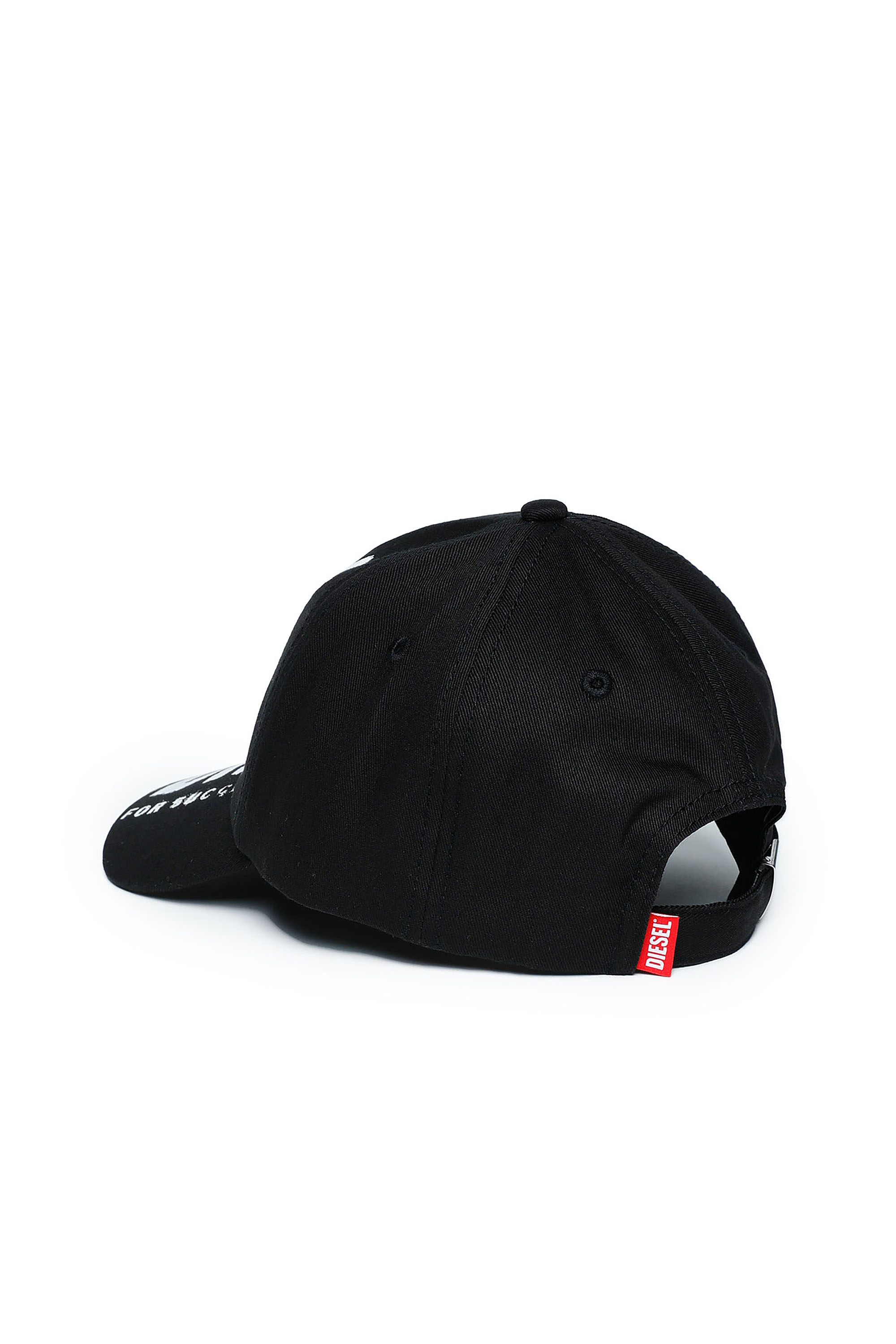 Girl's Baseball cap with bleeding Diesel logo | Black | Diesel US