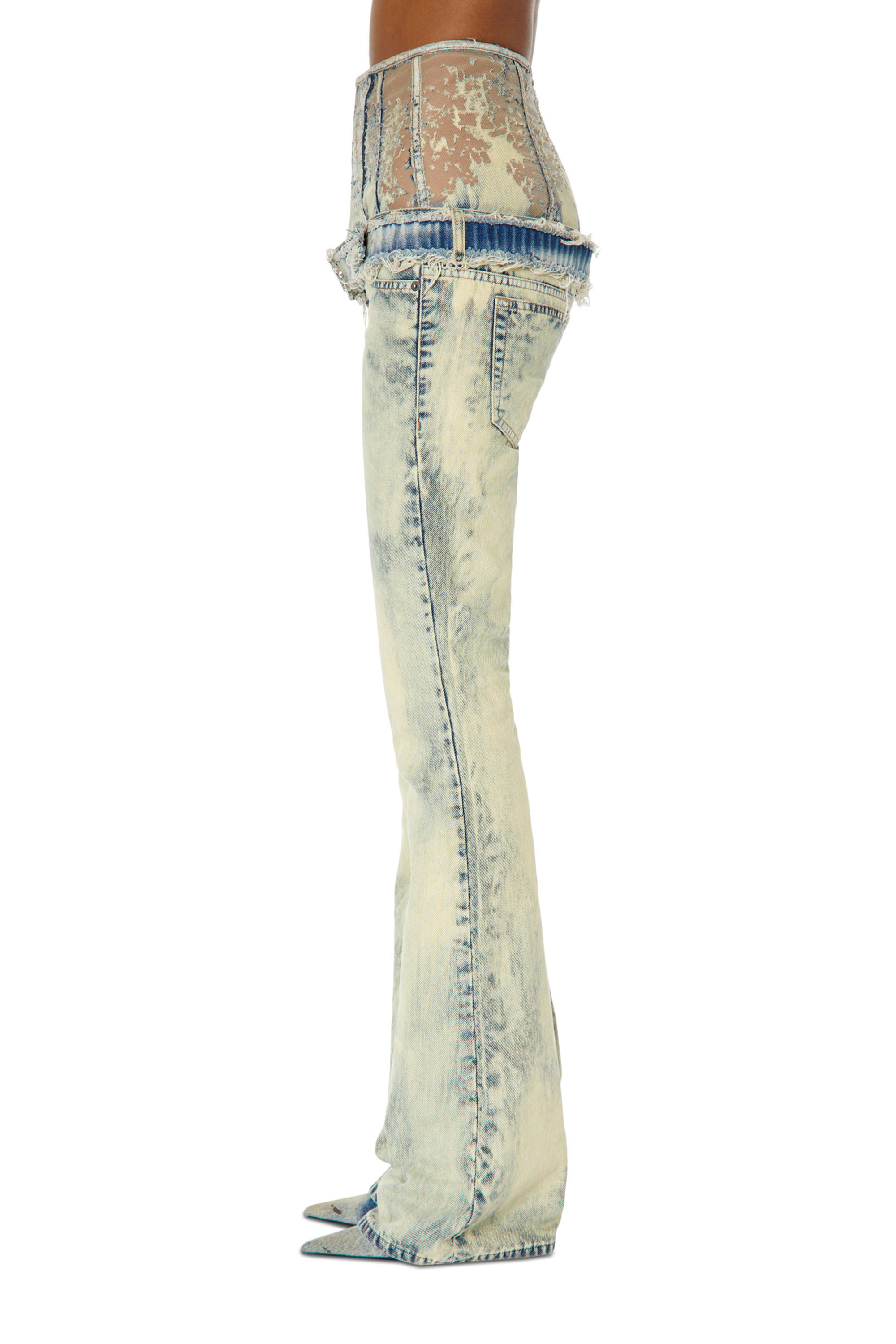 Diesel - Woman's Bootcut and Flare Jeans 1969 D-Ebbey 068GP, Light Blue - 4