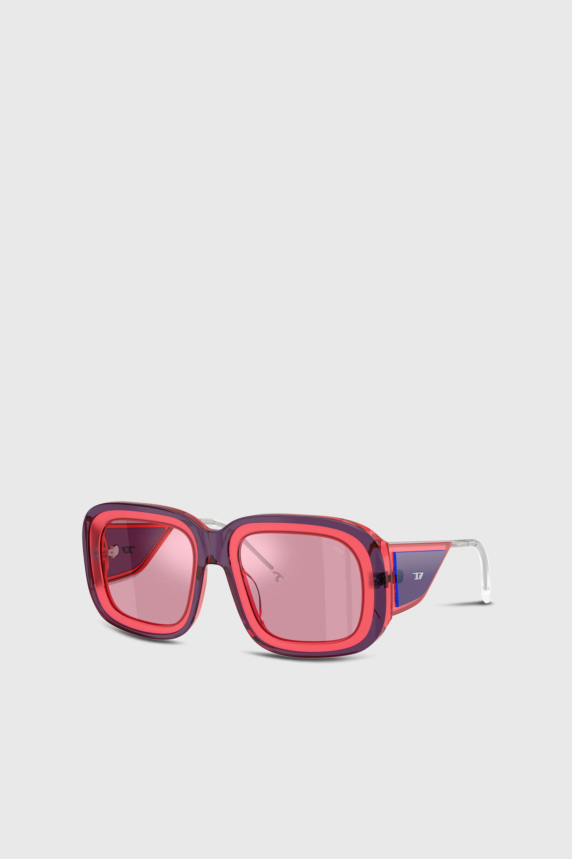Diesel - 0DL2015U, Gafas de sol cuadradas Unisex in Rosa - 2