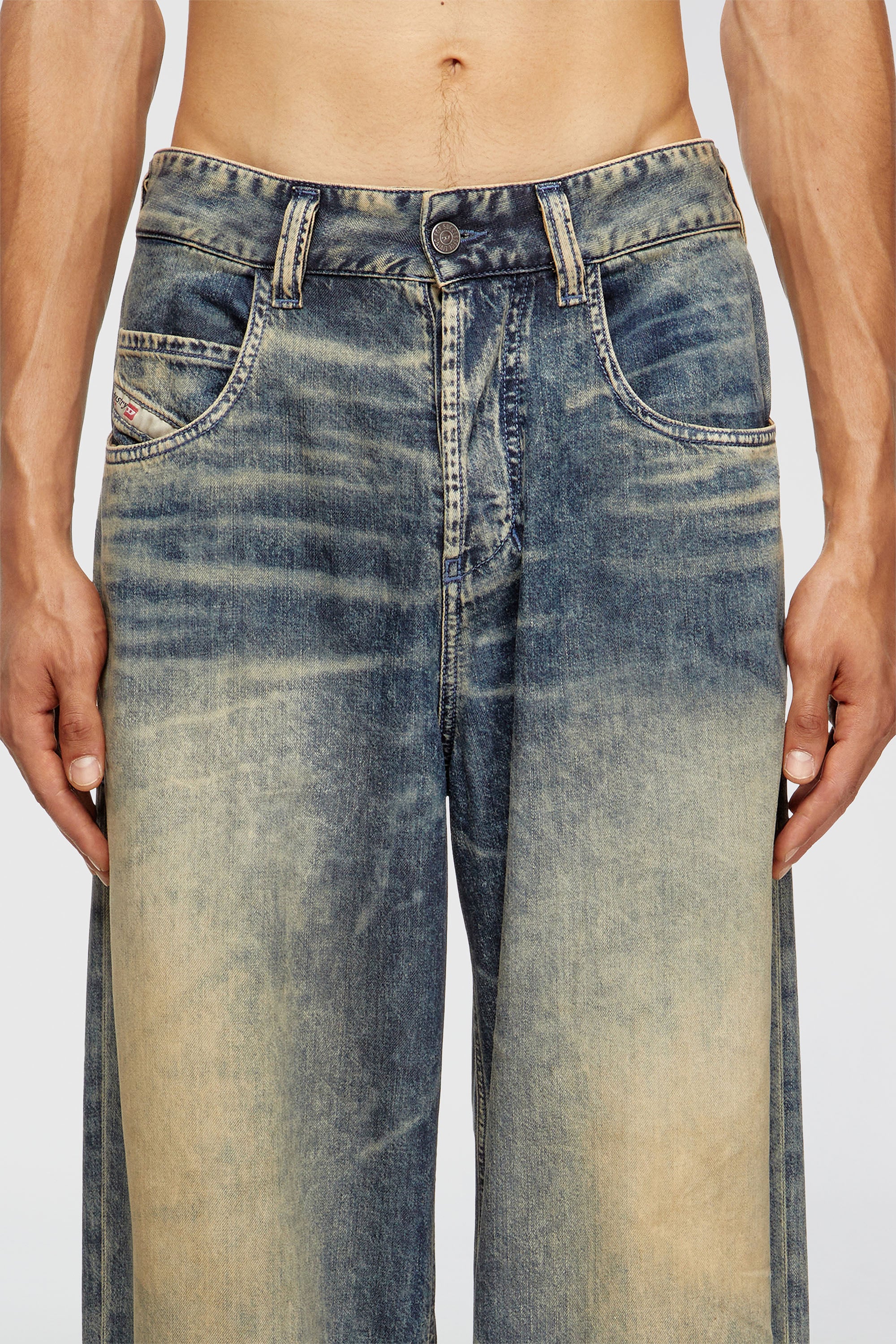 Diesel - Man's Relaxed Jeans 1997 D-Enim-M 0CEBB, Medium blue - 5