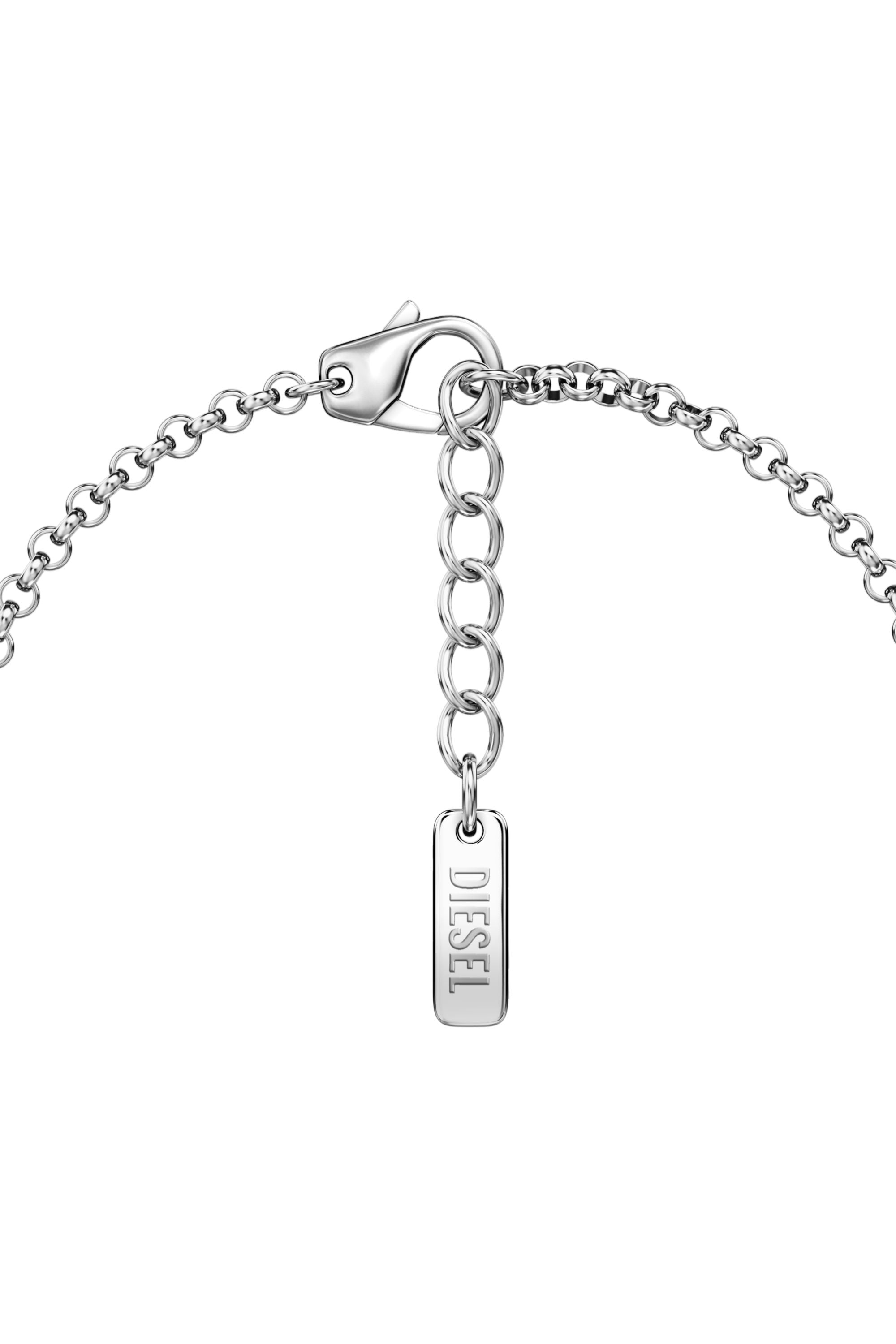 Diesel - DX1726040, Unisex's Stainless Steel Chain Bracelet in Silver - 2