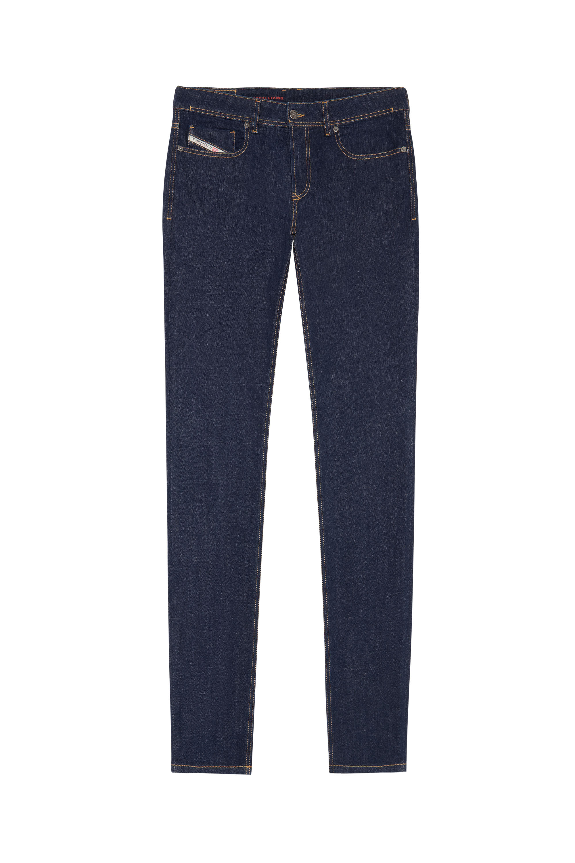 Diesel - Man's Skinny Jeans 1979 Sleenker Z9C17, Dark Blue - 6