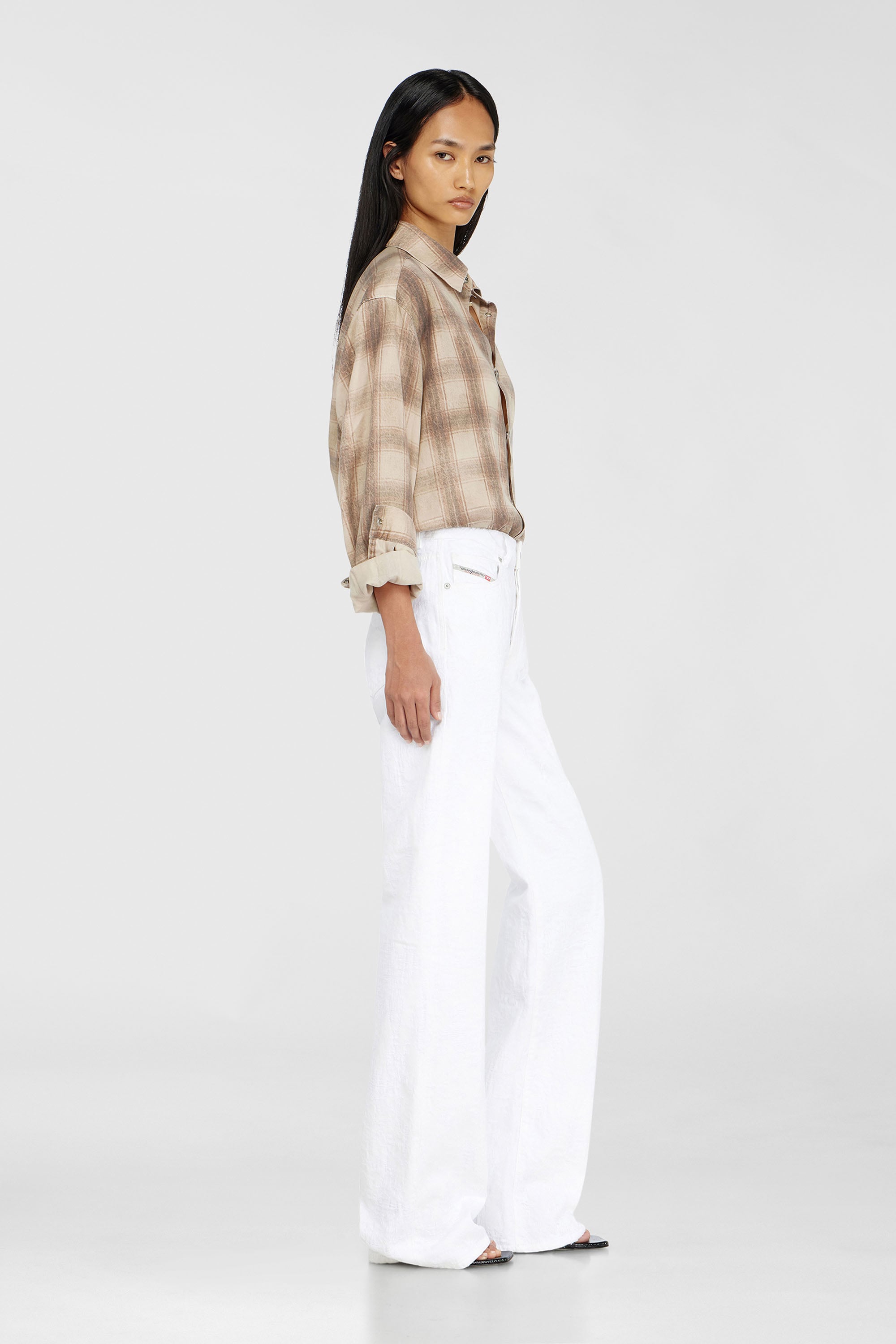 Diesel - Regular Jeans 1971 D-Sent 007EX Femme, Blanc - Image 2