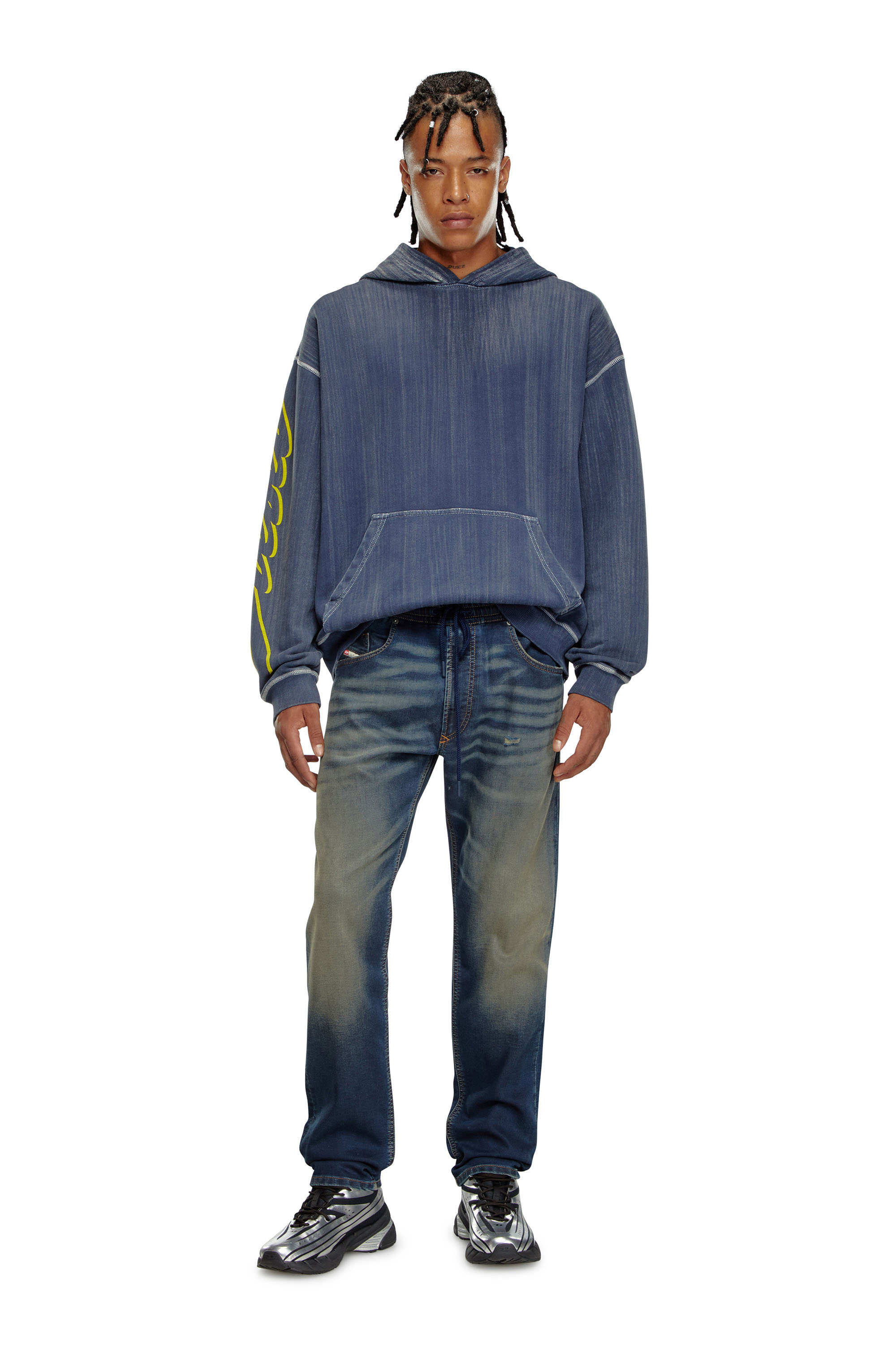 Diesel - Male's Regular 2030 D-Krooley Joggjeans® 09J34, Dark Blue - 2