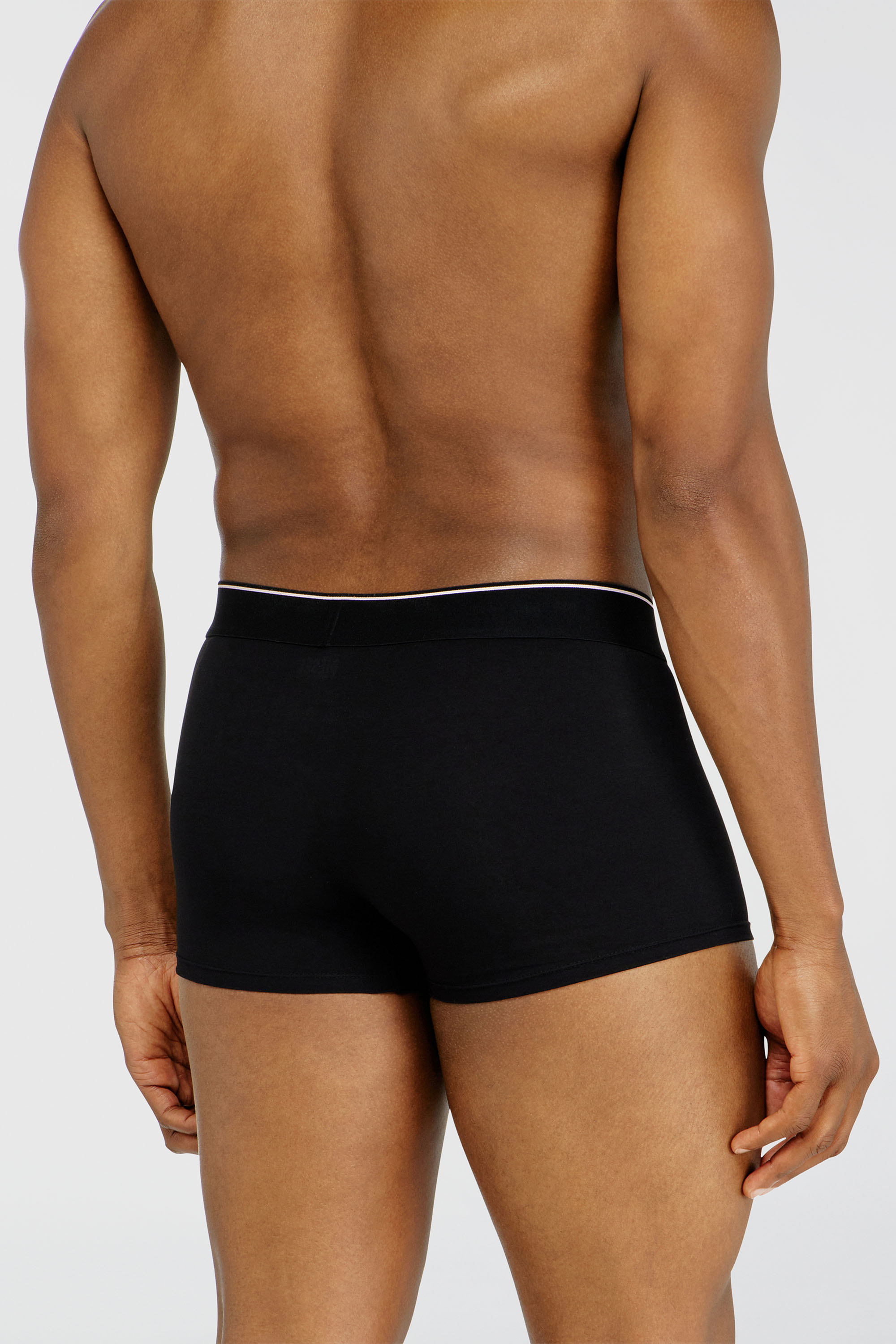Diesel - DAMIEN-D-BOX-3PACK, Man's Three-pack stretch cotton trunks with floral motif in Multicolor/Black - 3