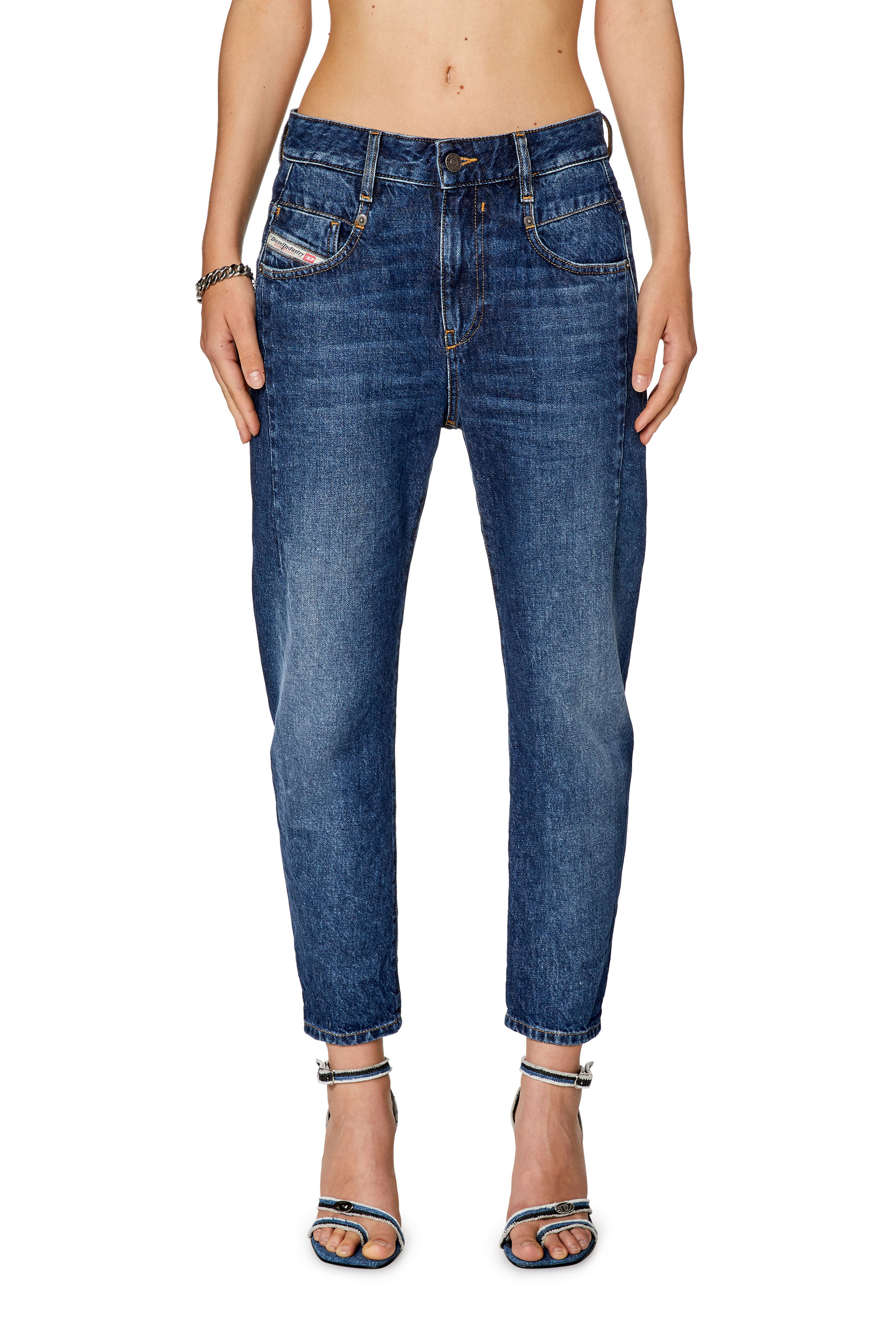 Women's Boyfriend Jeans | Medium Blue | Diesel Fayza