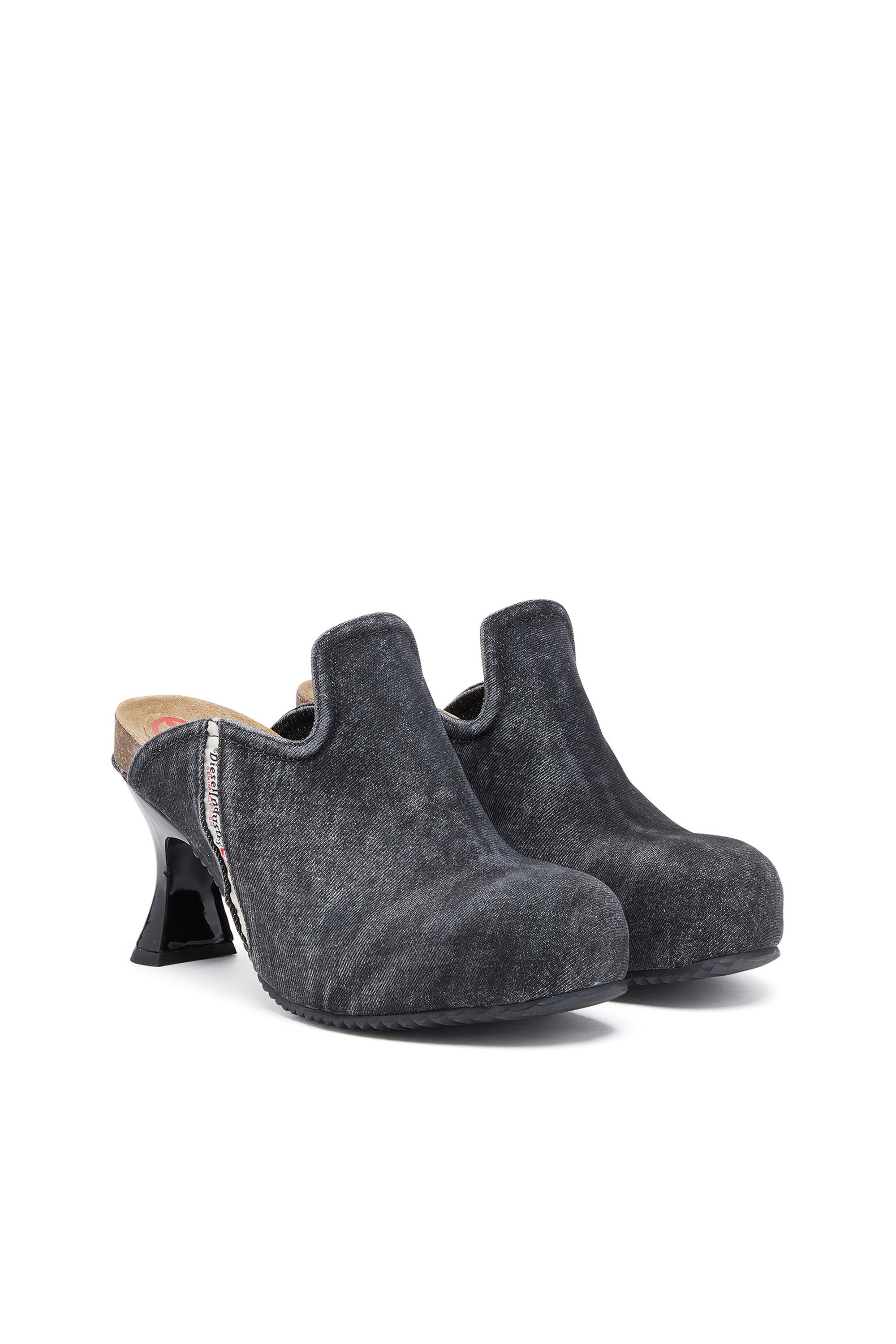 Diesel - D-WOODSTOCK ML W, D-Woodstock-Mules en denim Femme in Noir - 2
