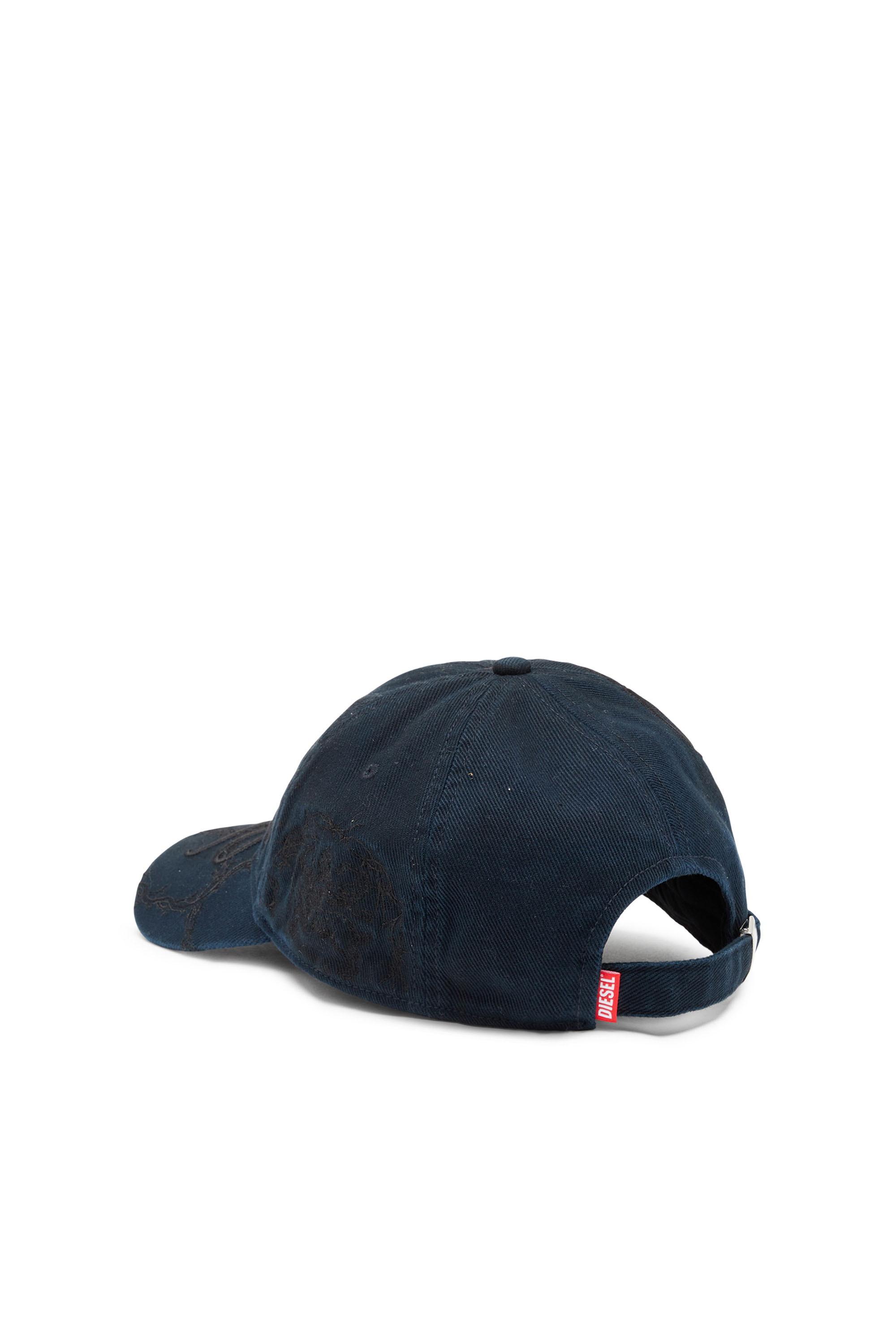 Diesel - C-THYNE, Gorra de b&eacute;isbol bordada y desgastada Hombre in Negro - 2