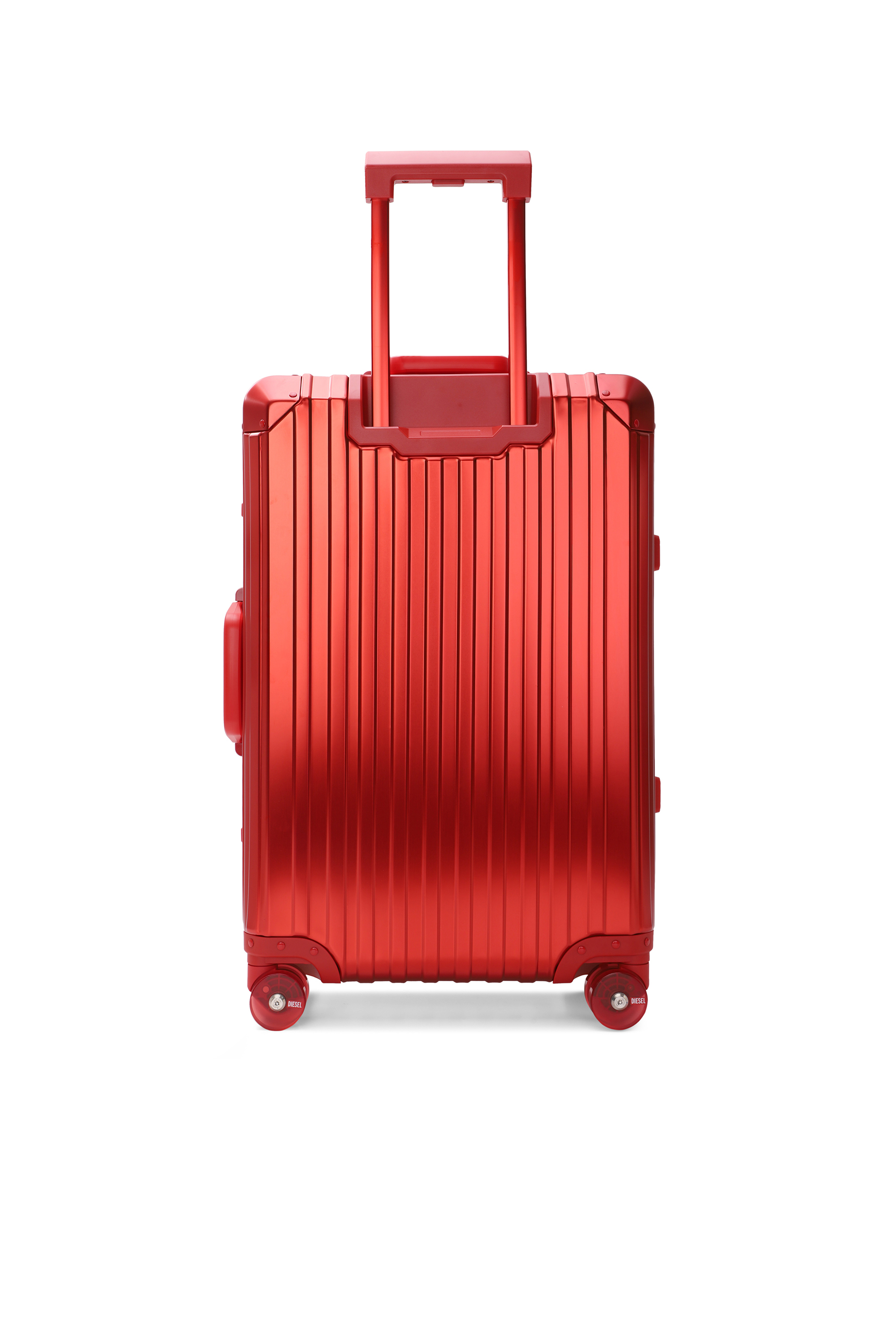 Diesel - DIESEL ALUMINUM TROLLEY- DSL002, Maleta de aluminio tama&ntilde;o M Unisex in Rojo - 2