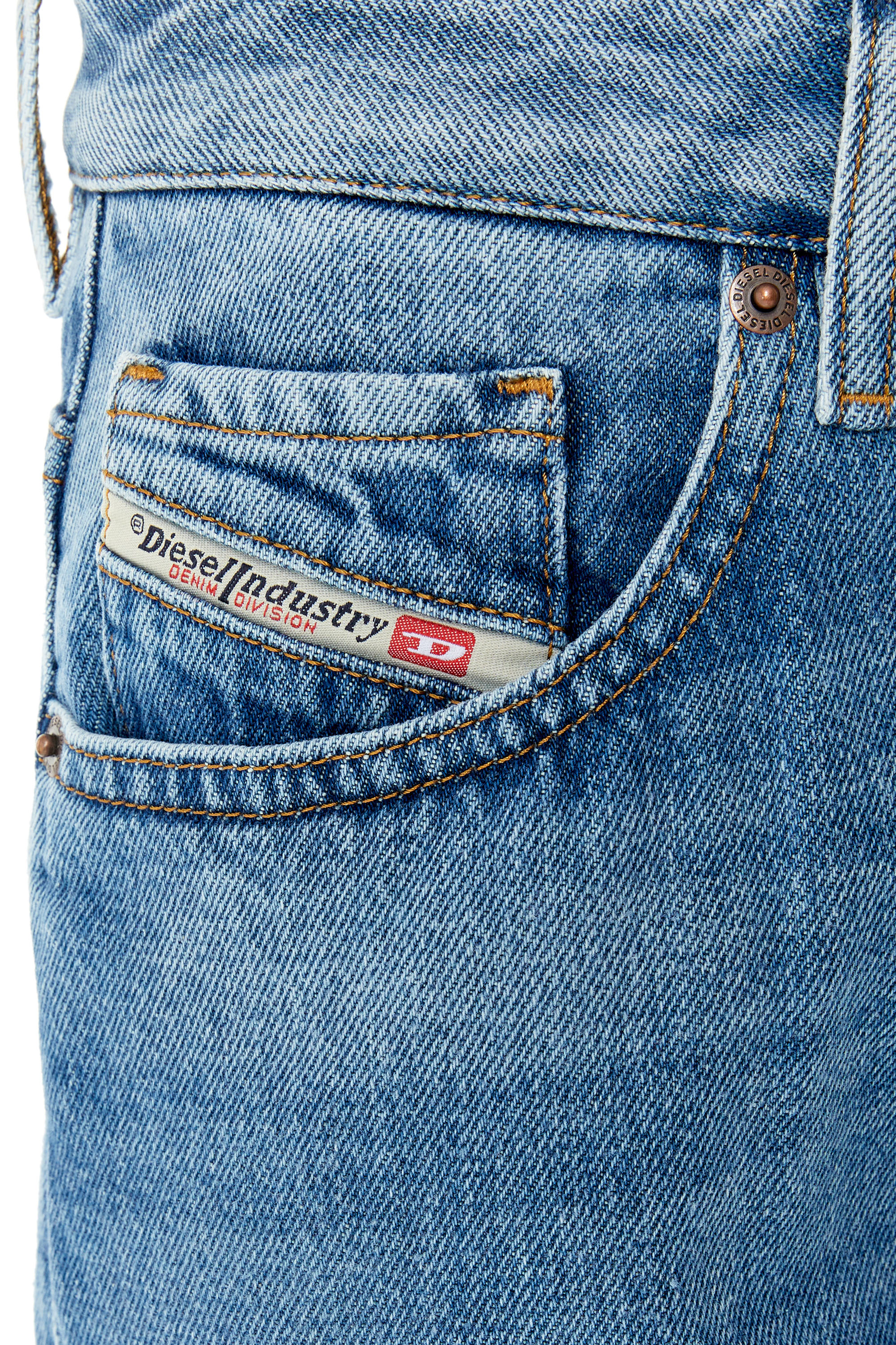 Diesel - Regular Jeans 1999 D-Reggy 09C15 Mujer, Azul Claro - 3